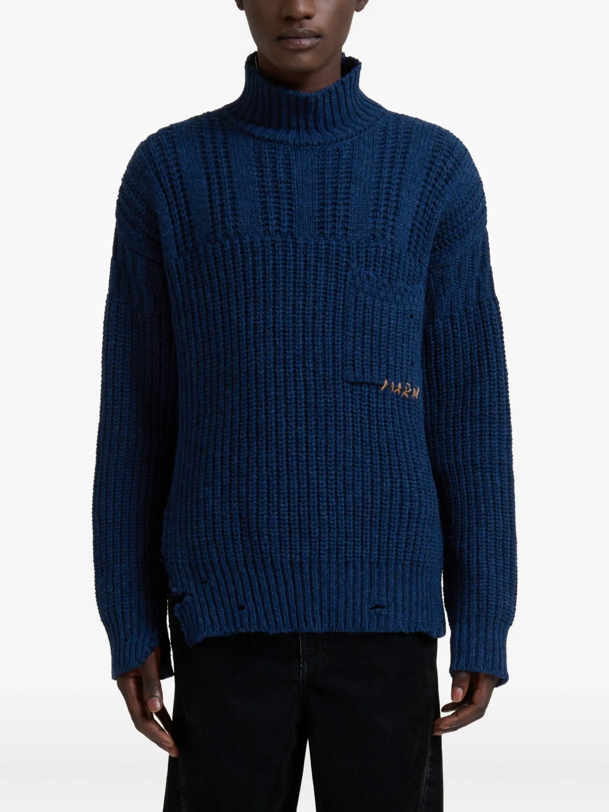 MARNI - Men Marni Mending Turtleneck Sweater