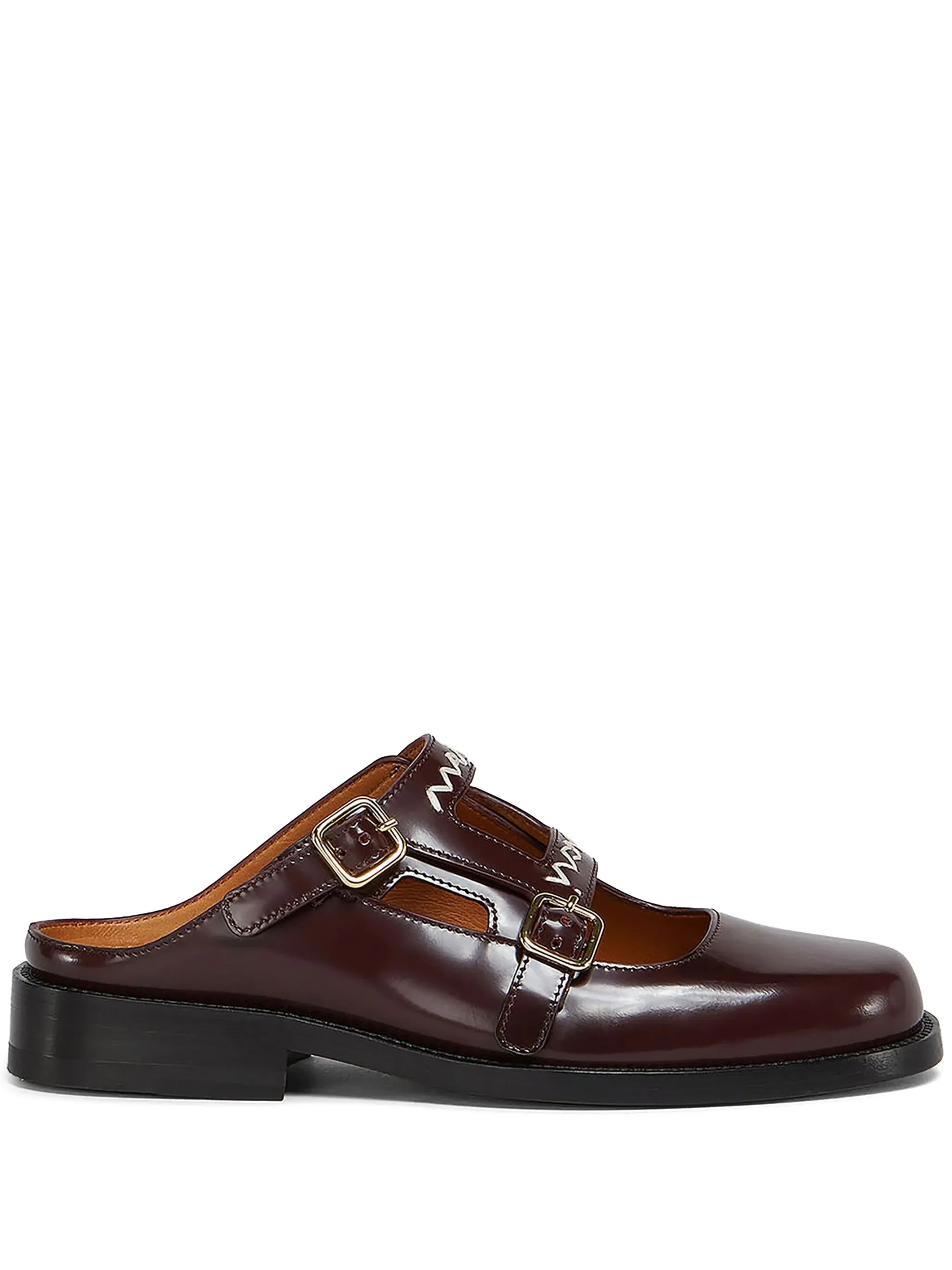MARNI - Women Double Buckle Sabot Loafer