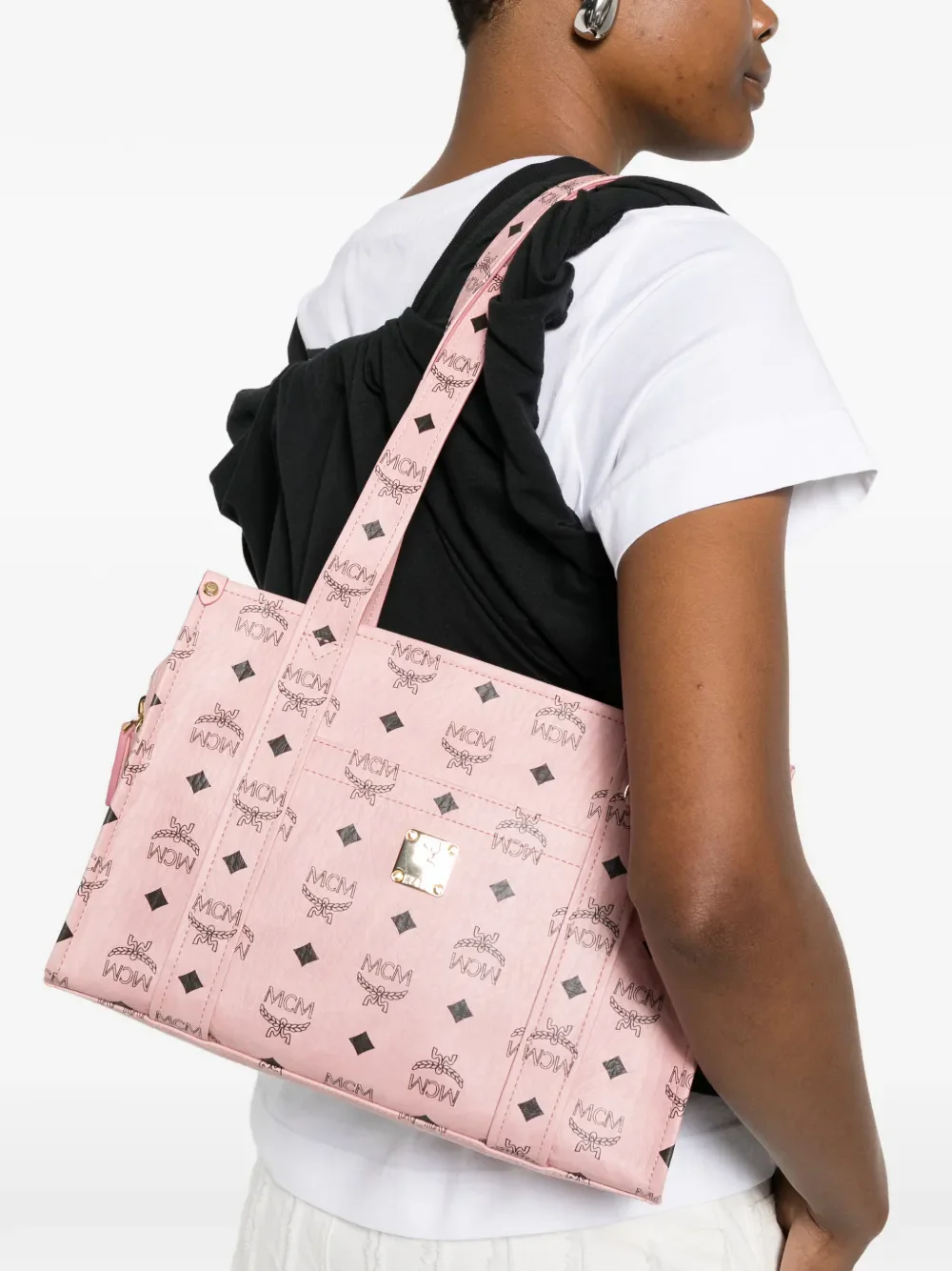 MCM - Unisex Aren Vi Small School Tote Bag - Image 2