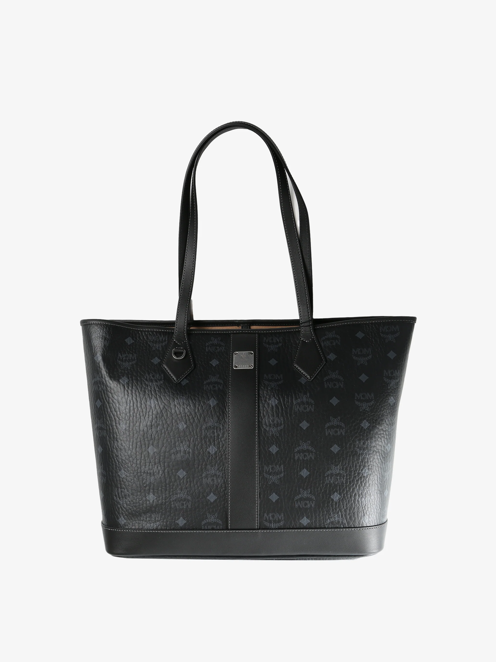 MCM - Unisex Liz Vi Shopper Medium Black Bag
