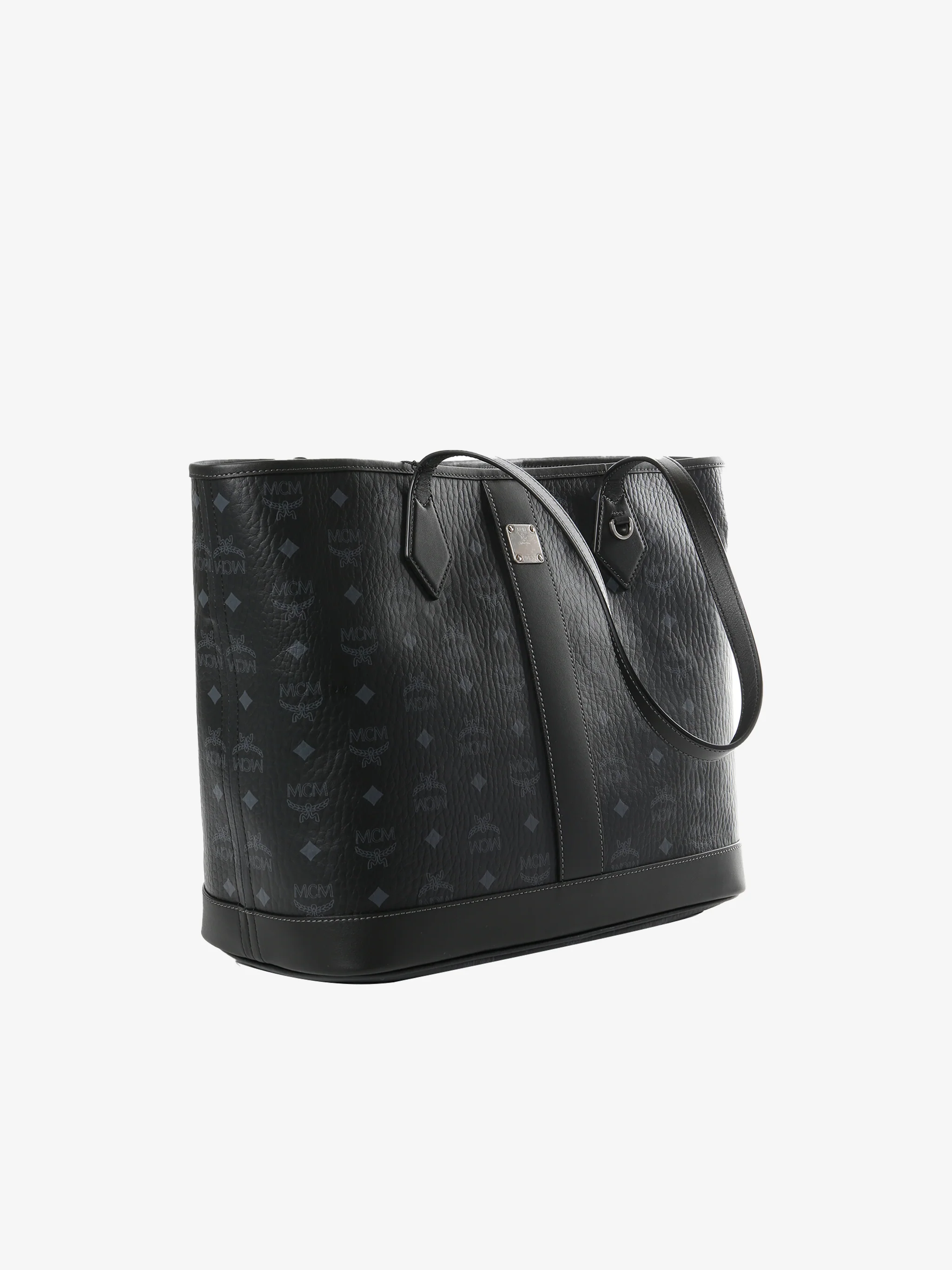MCM - Unisex Liz Vi Shopper Medium Black Bag - Image 2