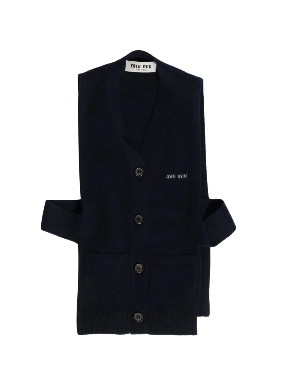 MIU MIU - Women Cashmere Cardigan - Image 5