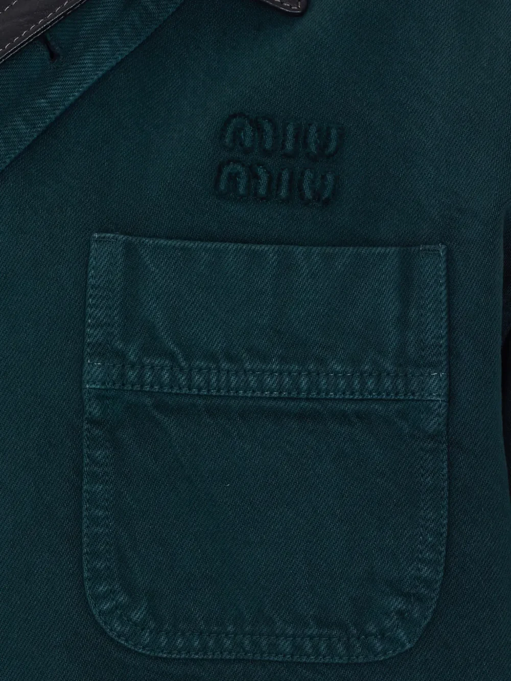 MIU MIU - Women Gabardine Jacket - Image 4