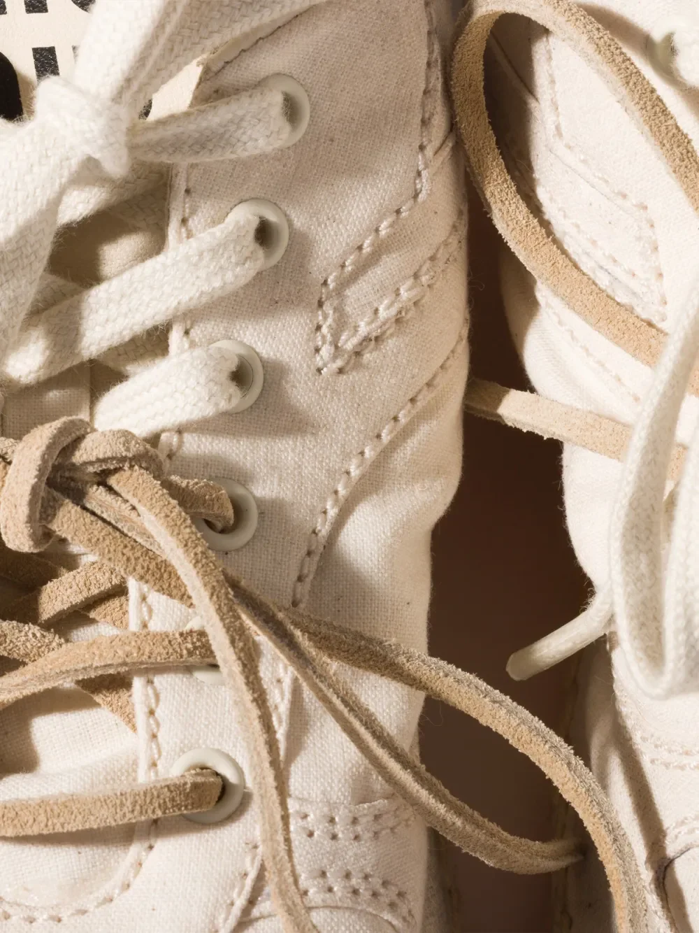 MIU MIU - Women Gymnasium Canvas Sneakers - Image 4