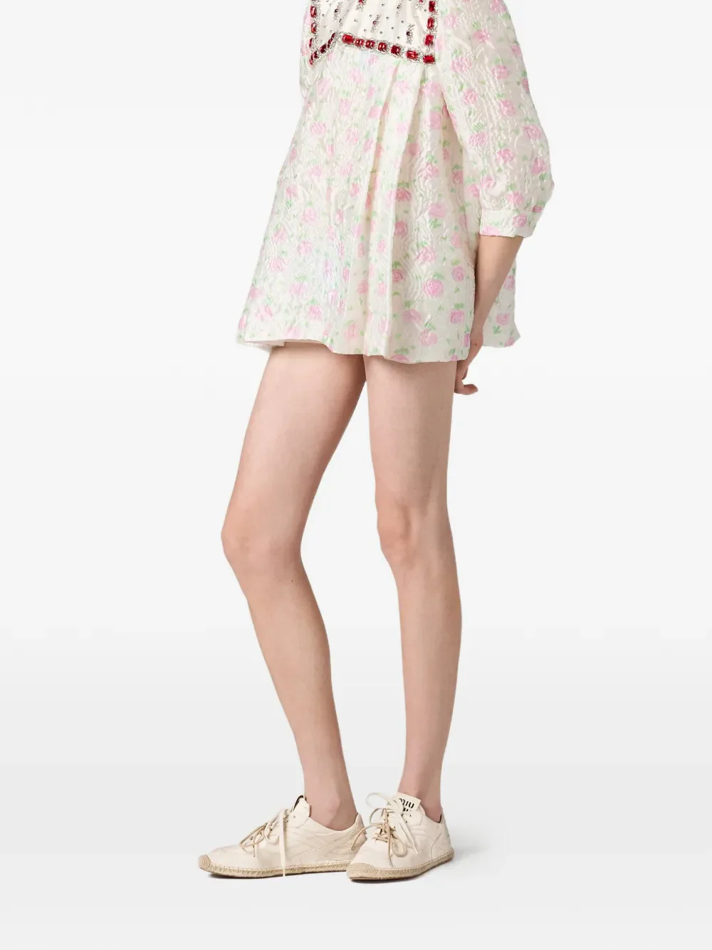 MIU MIU - Women Gymnasium Canvas Sneakers - Image 5