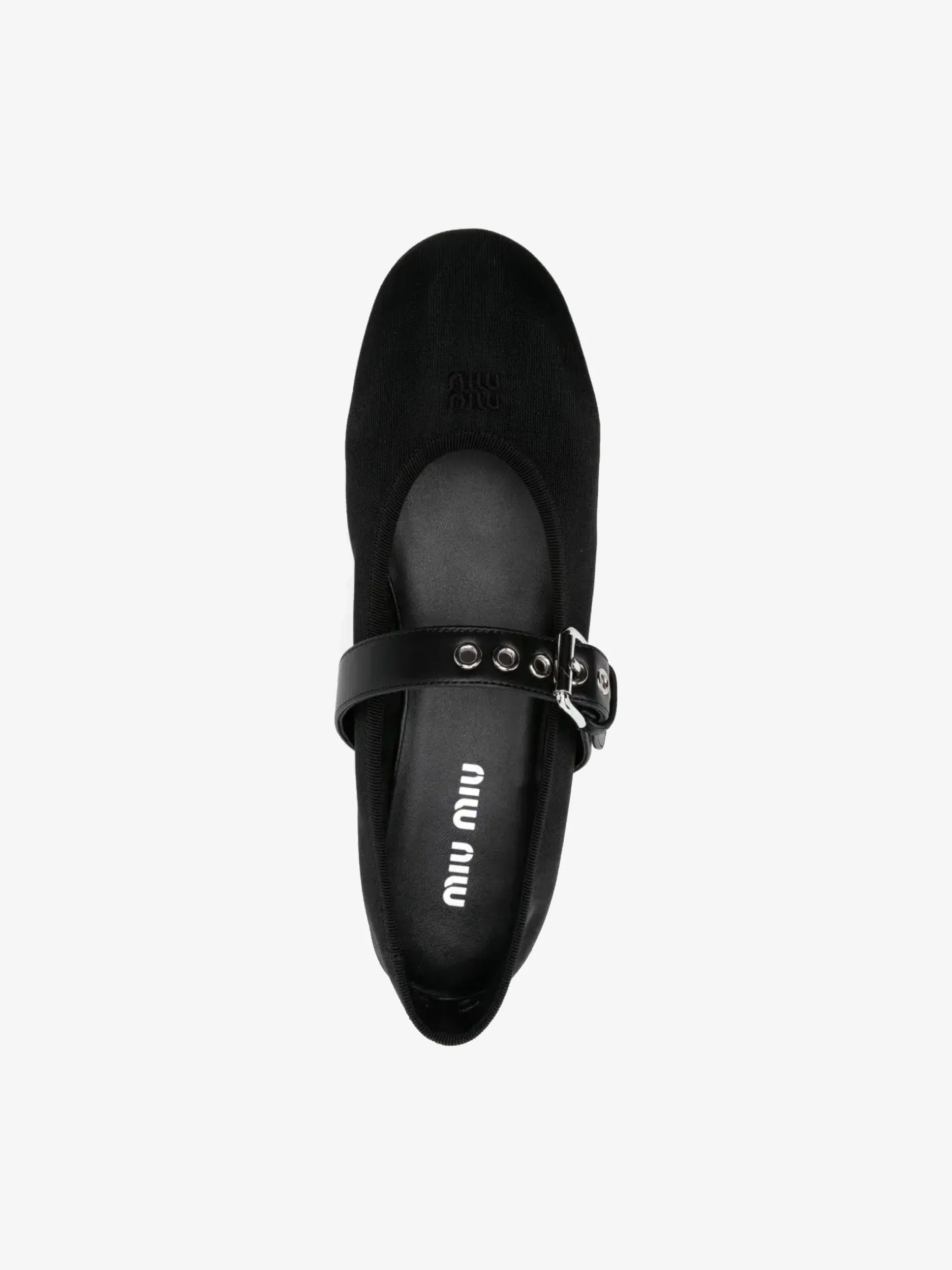 MIU MIU - Women Mesh Ballerina Flats - Image 4