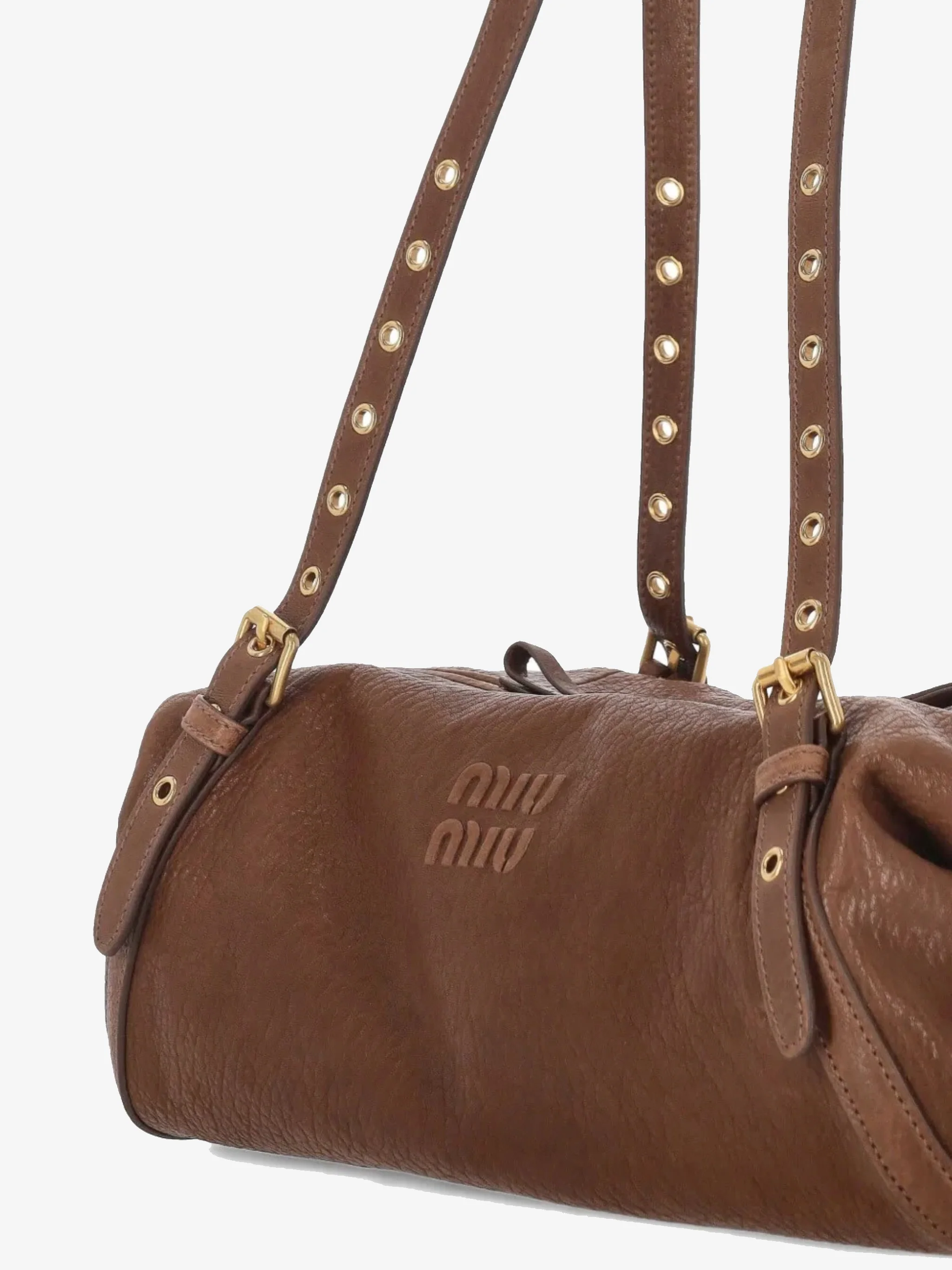 MIU MIU - Women Monk Strap Shoulder Bag - Image 4