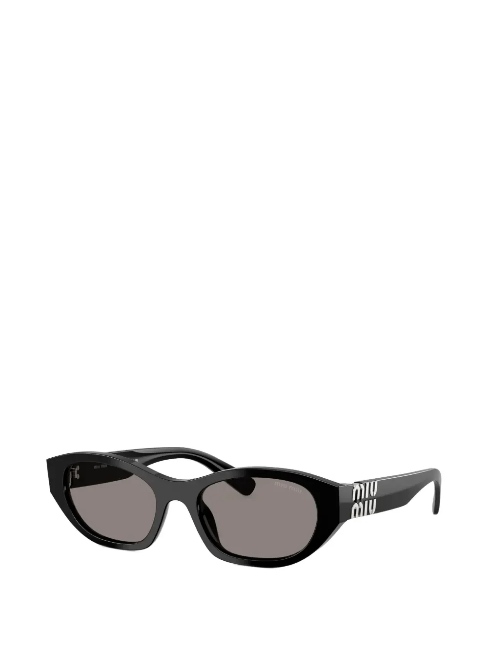 MIU MIU - Women Narrow Frame Logo Sunglasses - Image 3