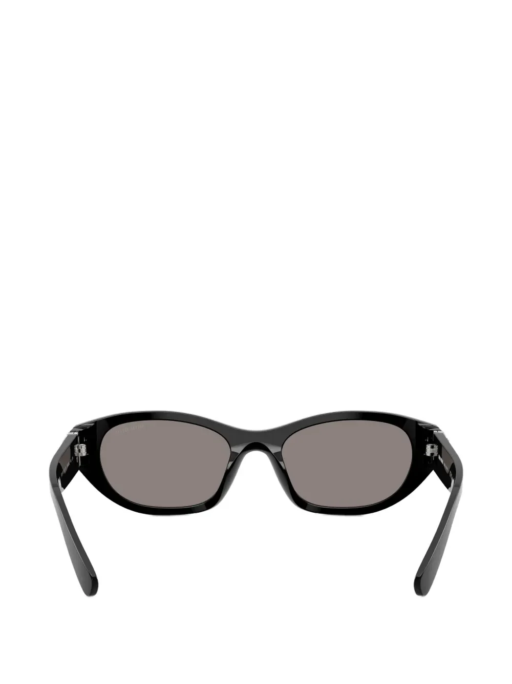 MIU MIU - Women Narrow Frame Logo Sunglasses - Image 5