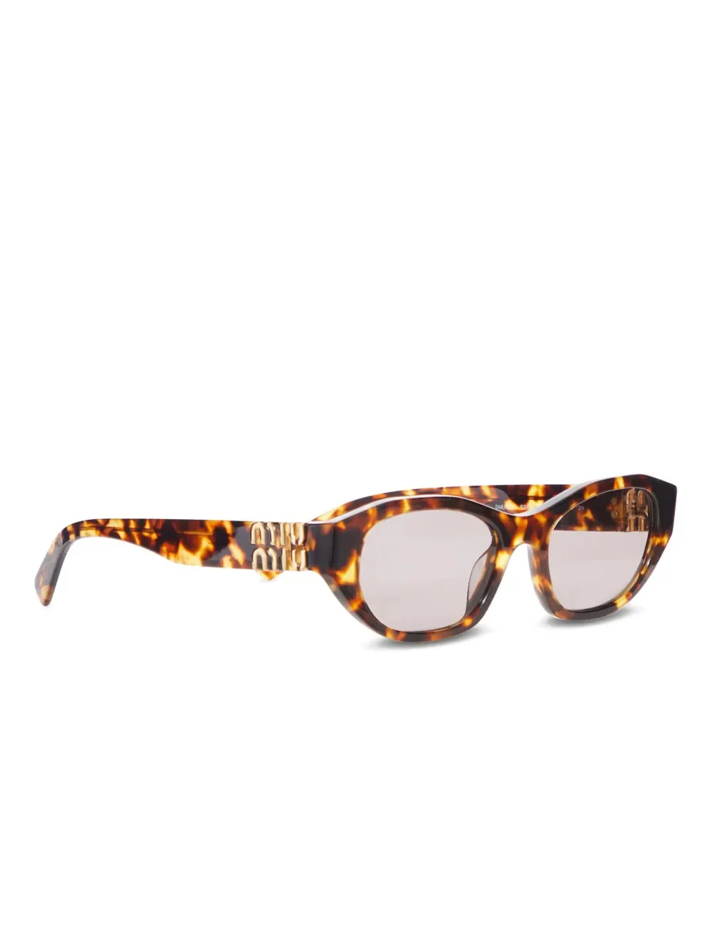 MIU MIU - Women Narrow Frame Logo Sunglasses - Image 2