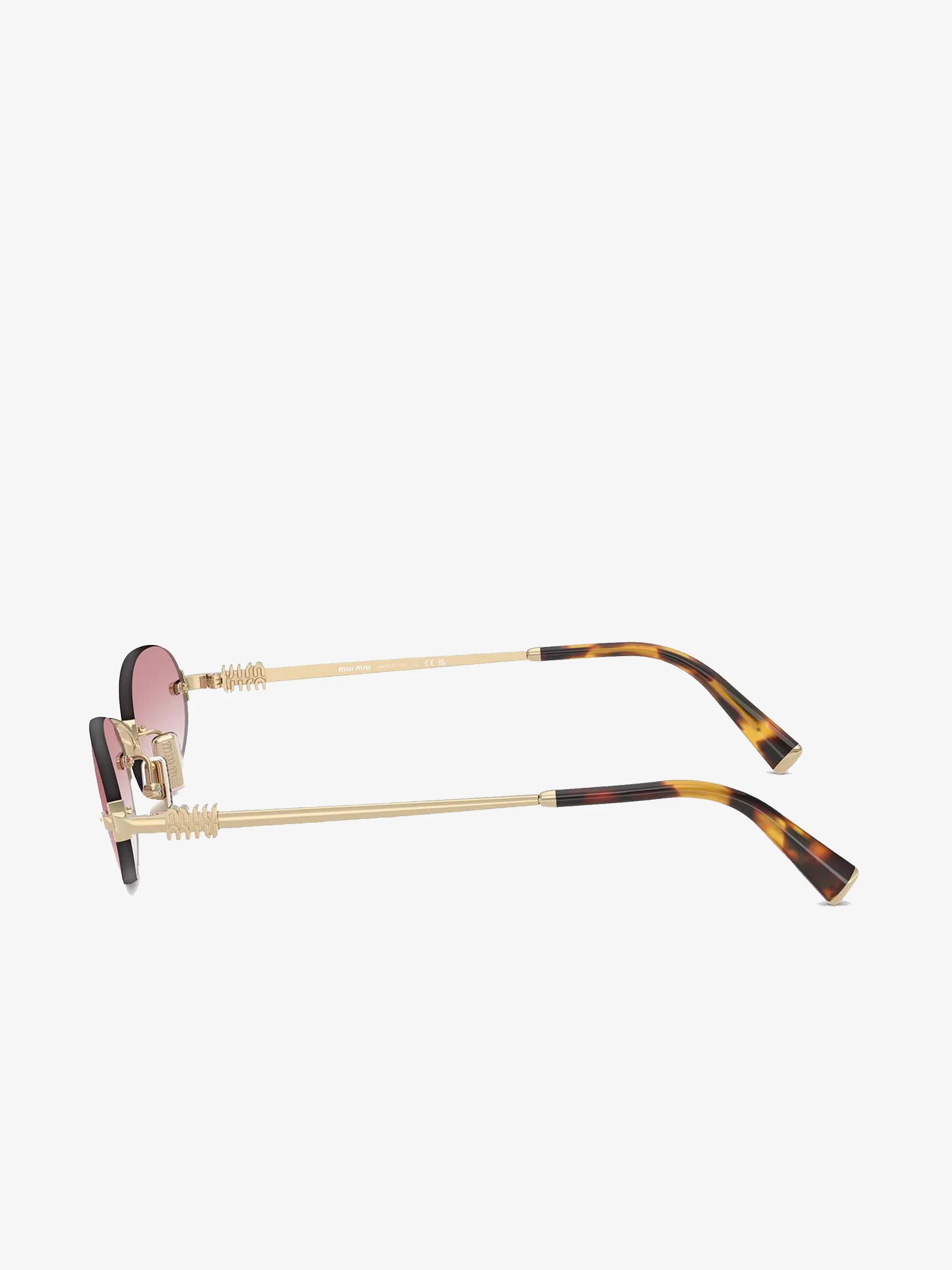 MIU MIU - Women Oval Sunglasses - Image 3