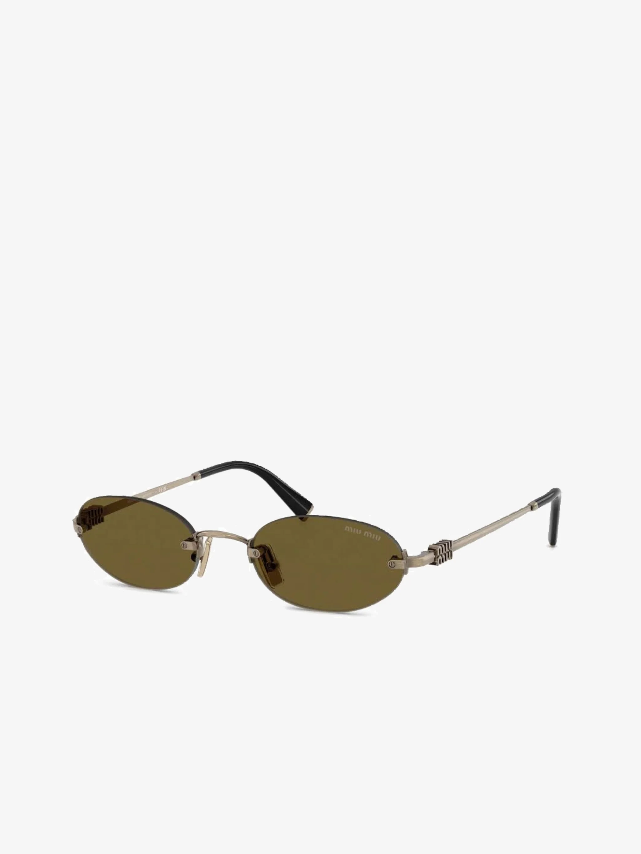 MIU MIU - Women Oval Sunglasses - Image 2