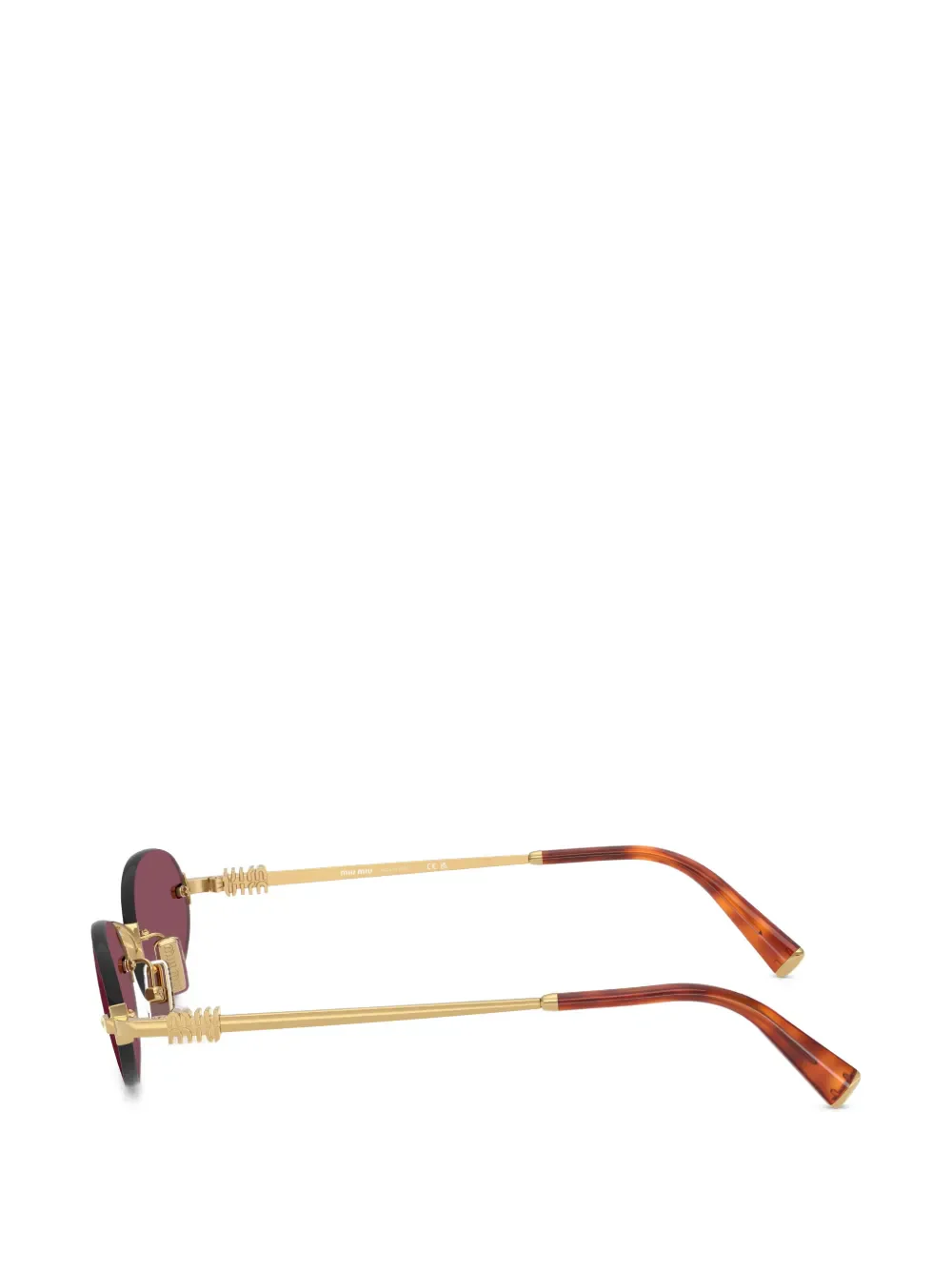 MIU MIU - Women Oval Sunglasses - Image 3