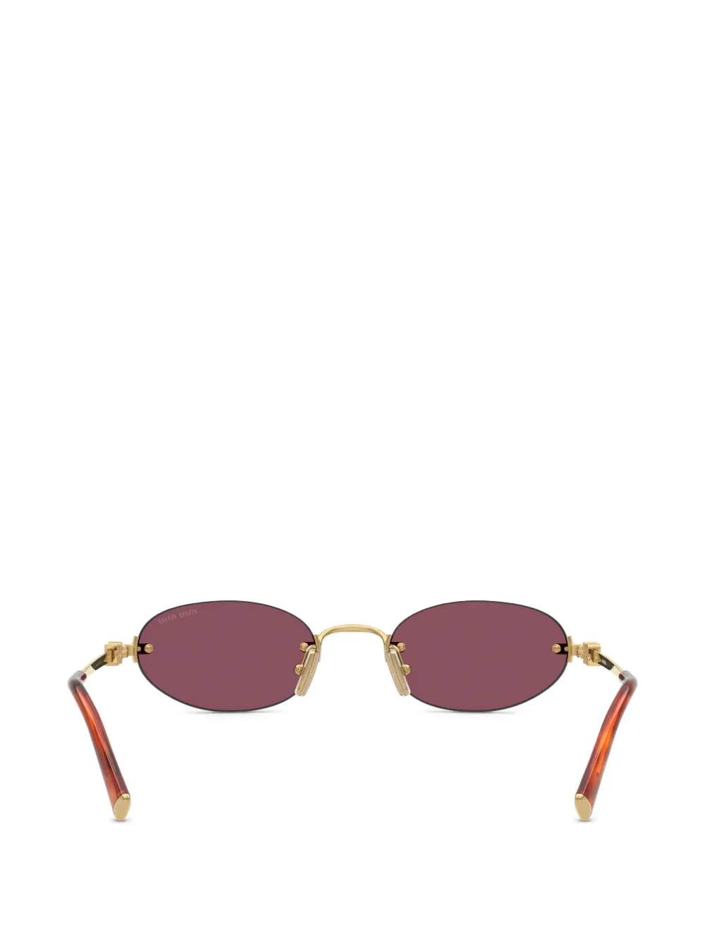 MIU MIU - Women Oval Sunglasses - Image 4