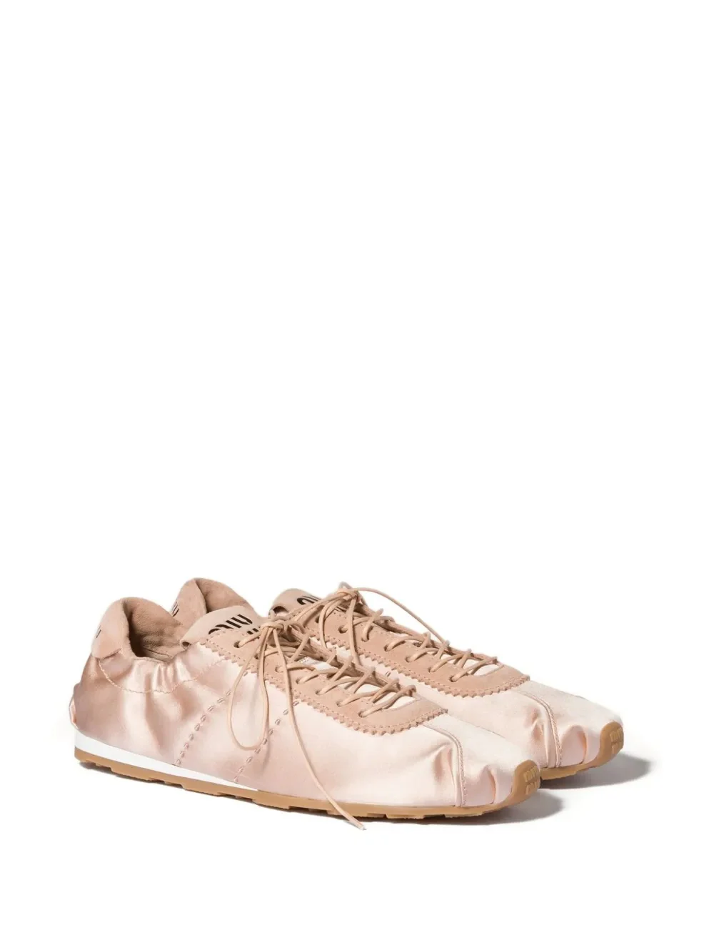 MIU MIU - Women Plume Raso Sneakers - Image 2