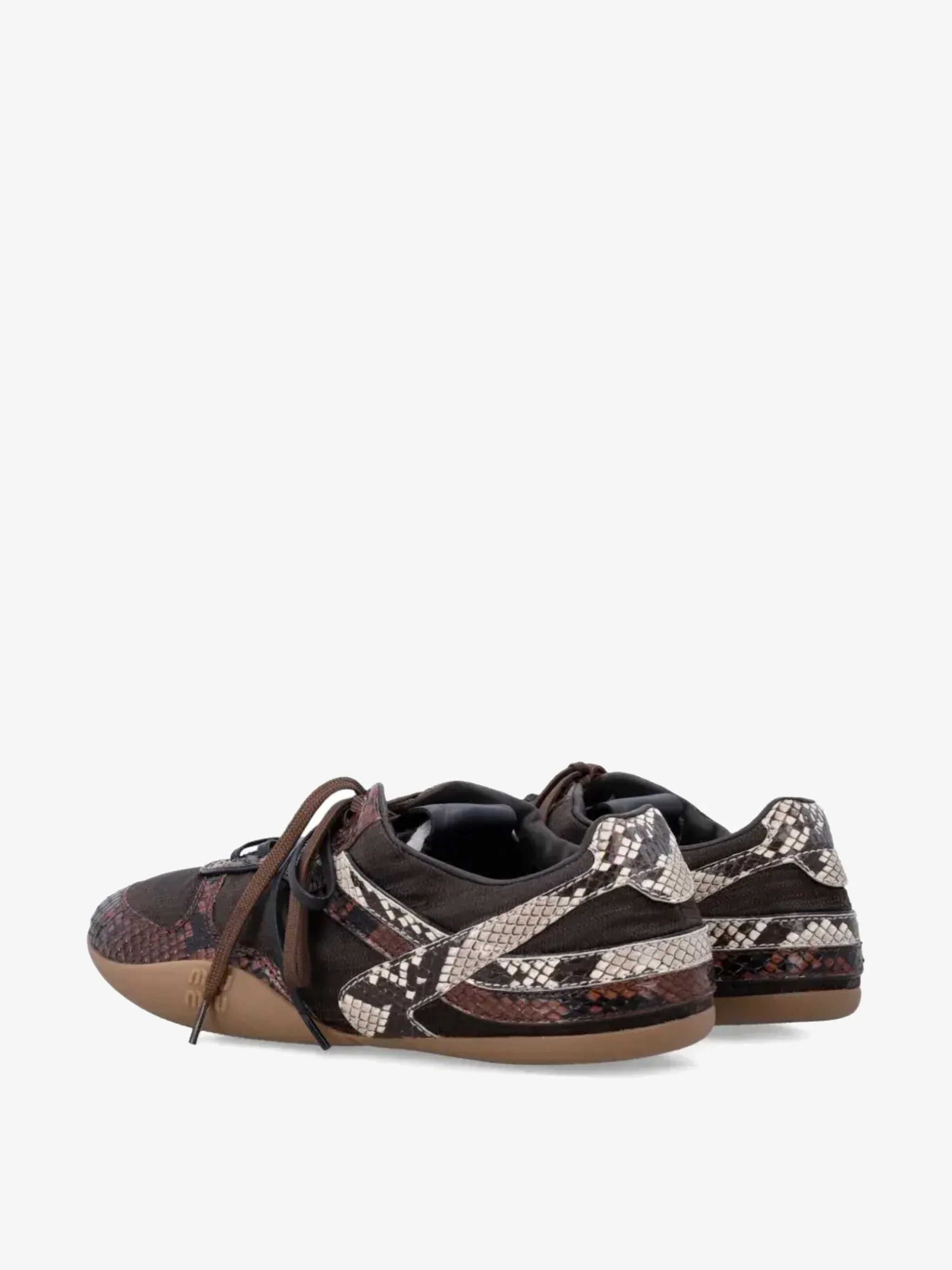 MIU MIU - Women Python Print Sneakers - Image 3