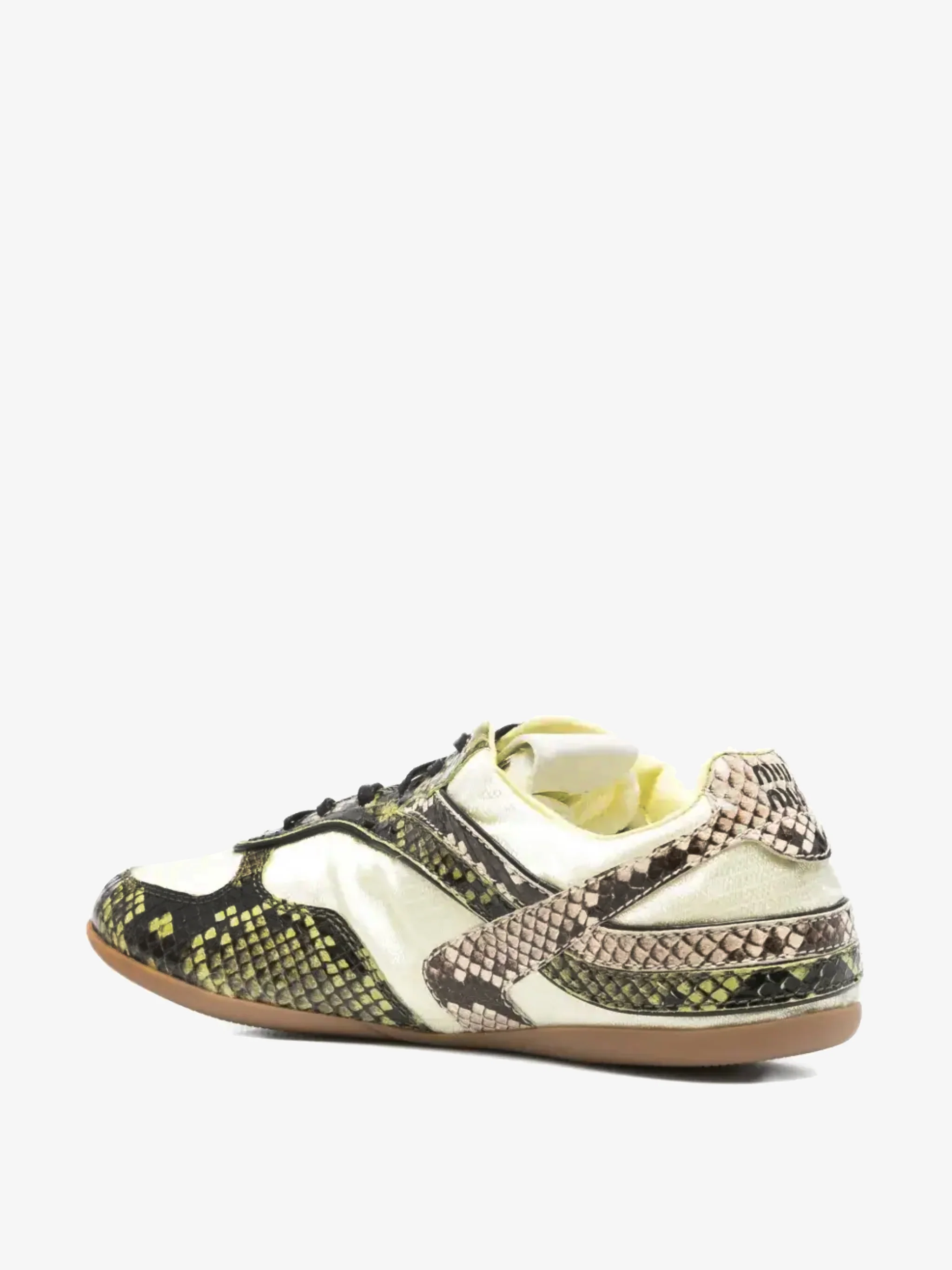MIU MIU - Women Python Print Sneakers - Image 3