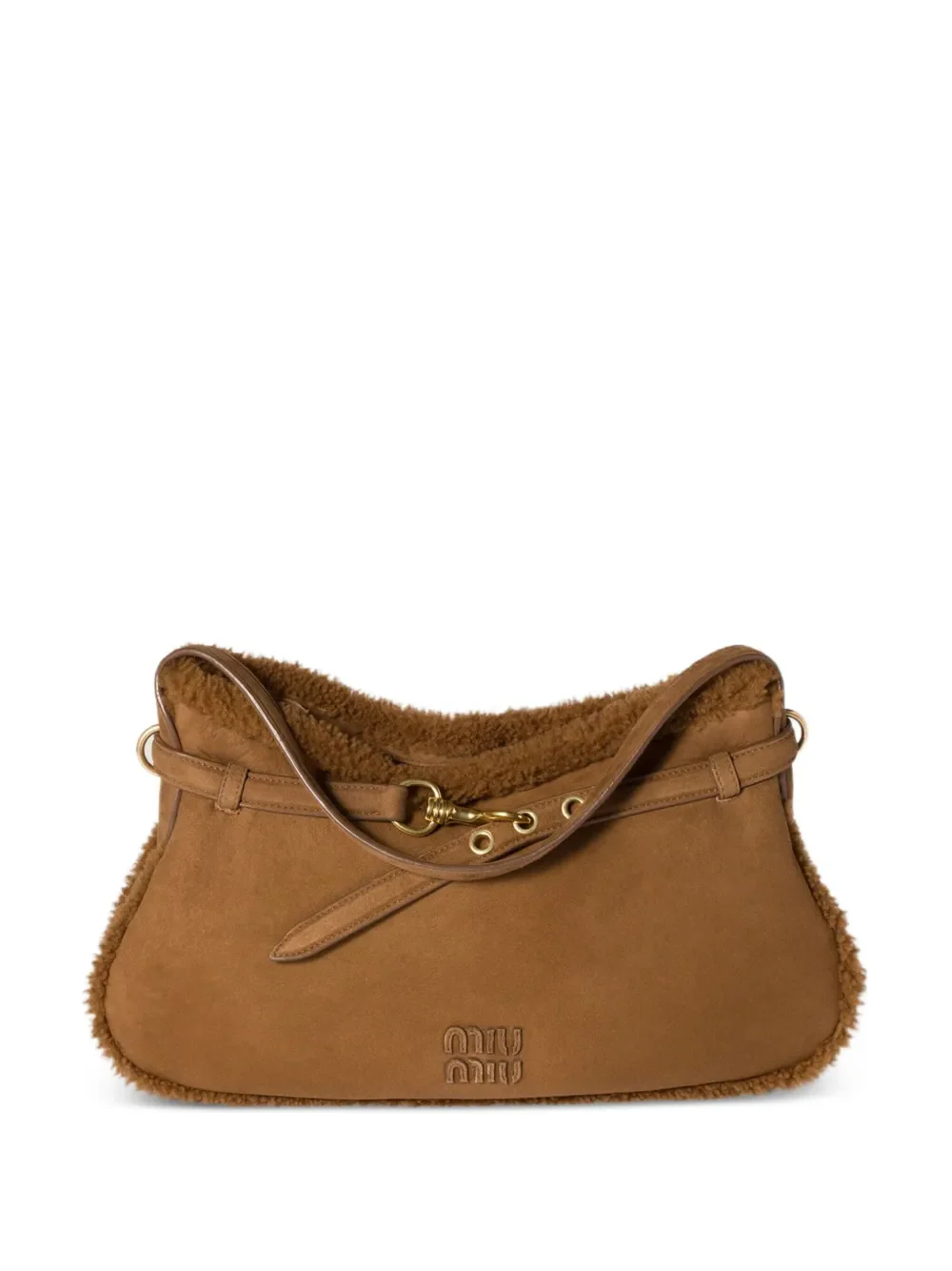 MIU MIU - Women Sacca Camoscio Shearling Handbag