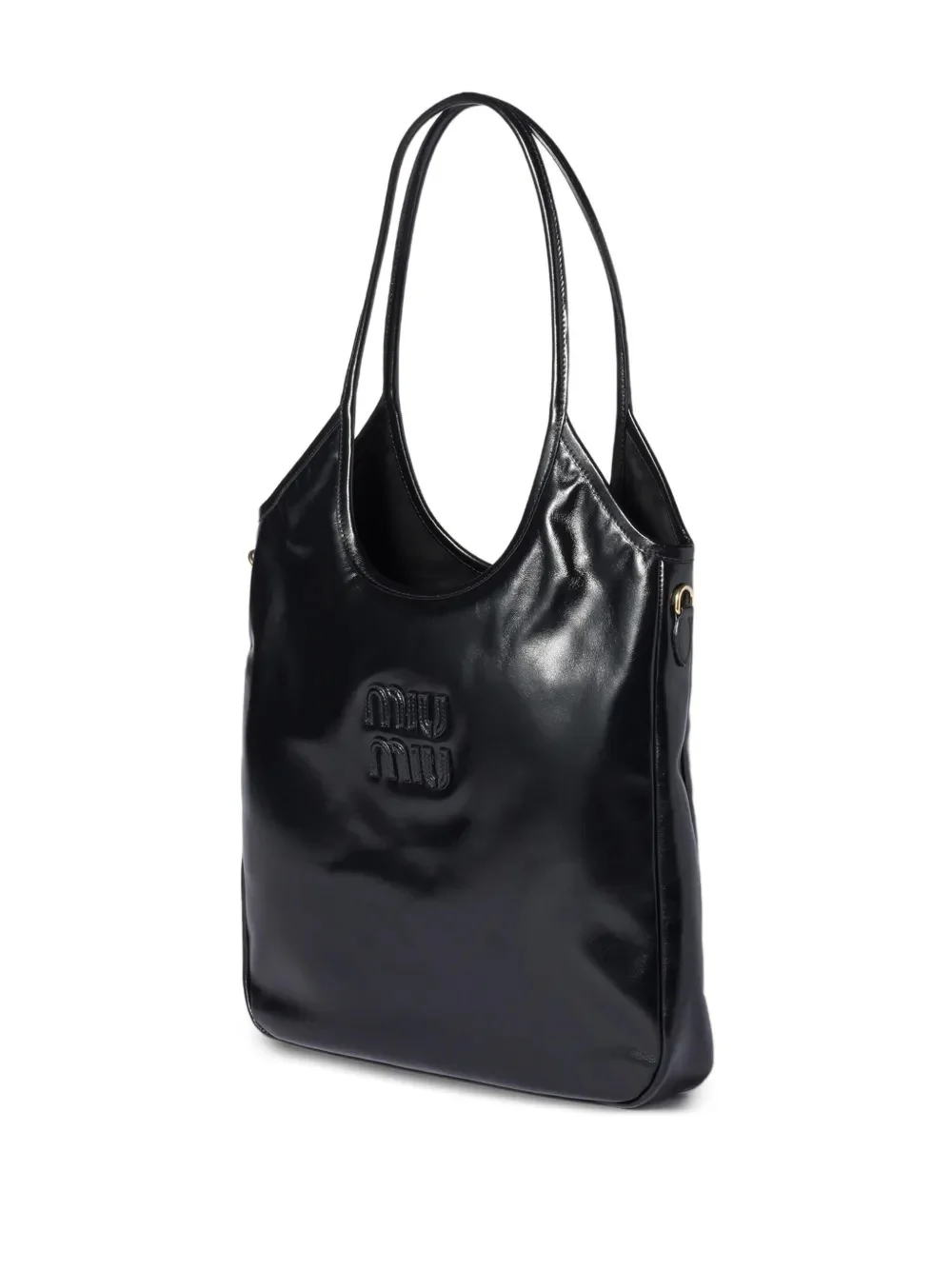 MIU MIU - Women Softy Shine Shopping Handbag - Image 3