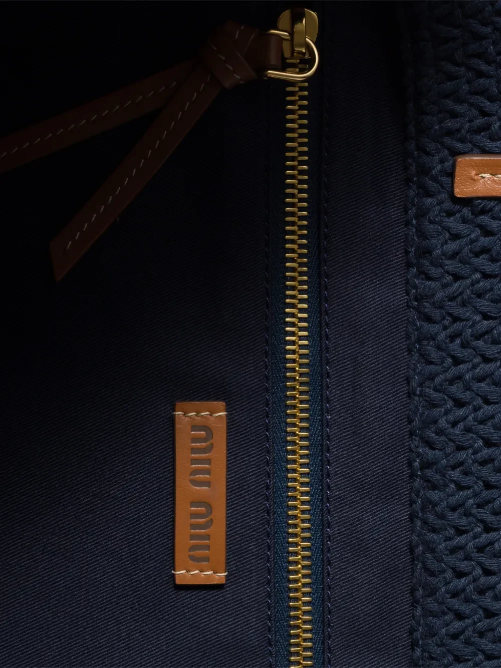MIU MIU - Women Tessuto Striped Bag - Image 4