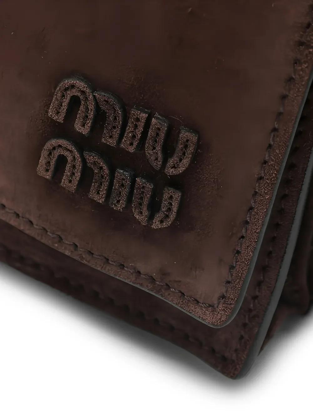 MIU MIU - Women Utilitaire Suede Shoulder Bag - Image 7