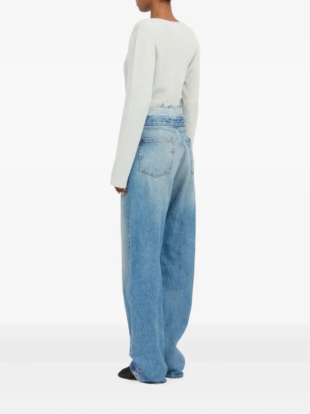 MM6 Maison Margiela - Women 5 Pocket Straight Leg Jean - Image 4