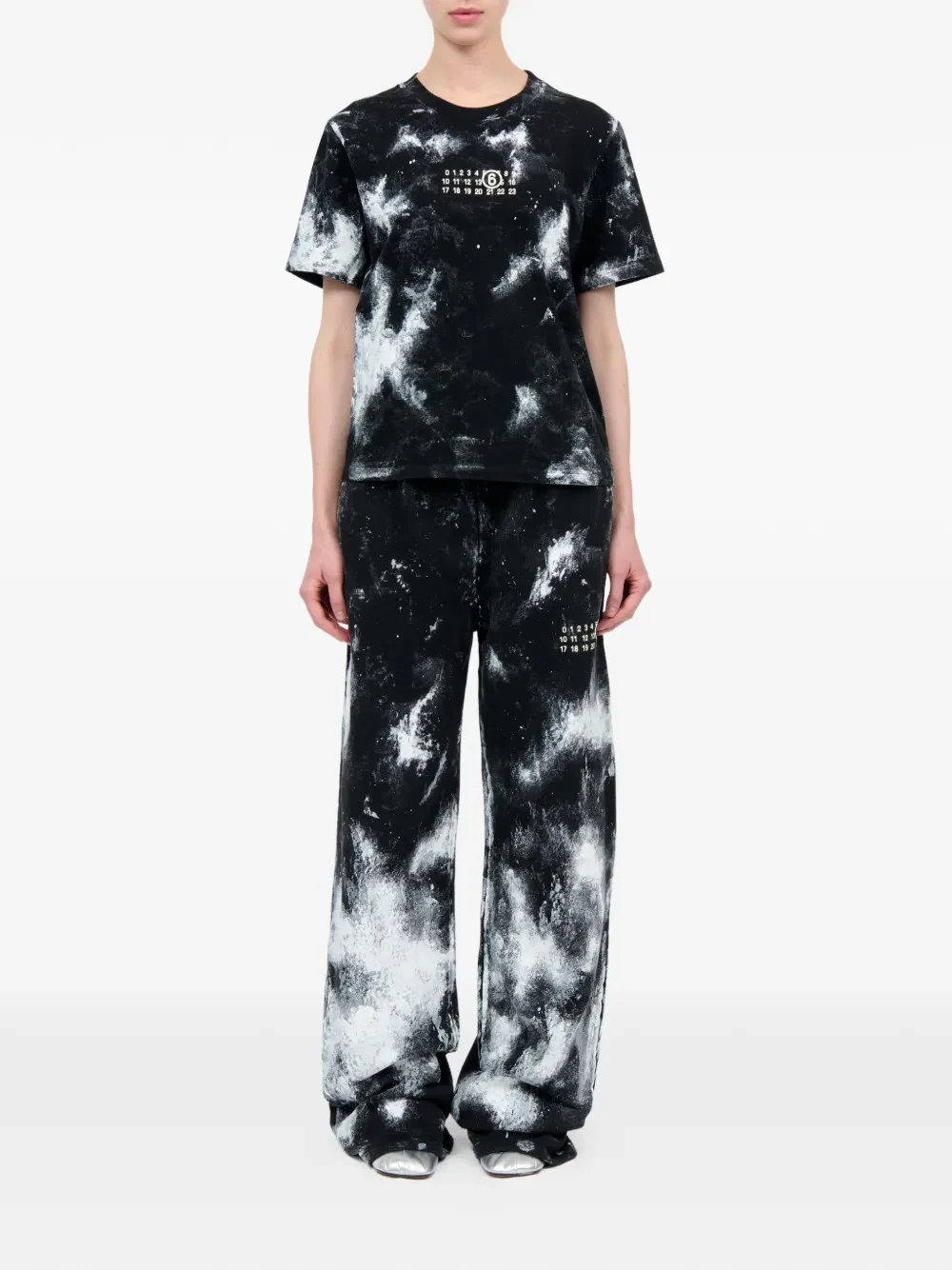MM6 Maison Margiela - Women Tie-Dye Print Short-Sleeve T-Shirt