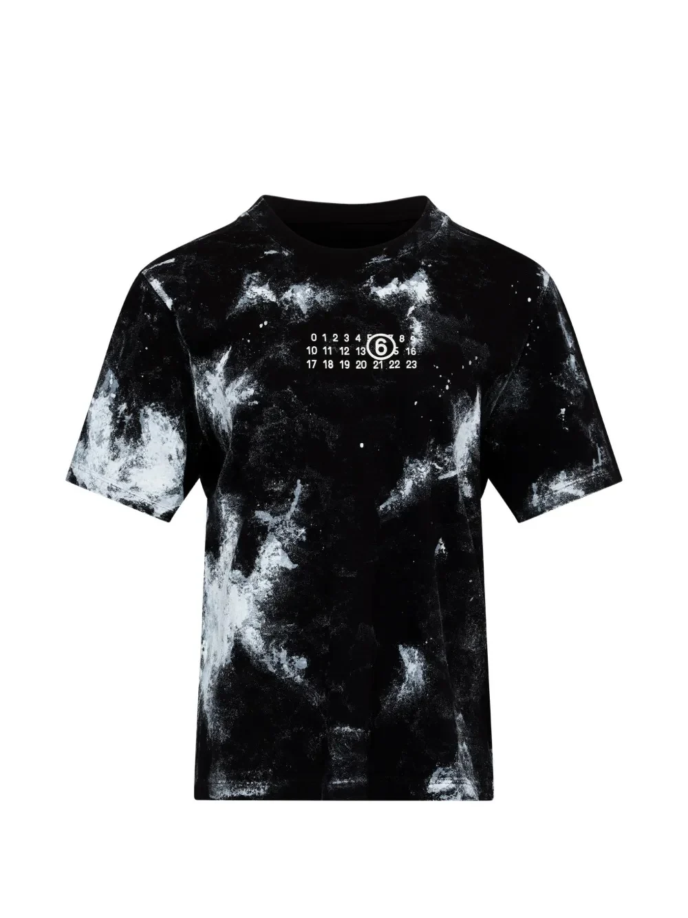 MM6 Maison Margiela - Women Tie-Dye Print Short-Sleeve T-Shirt - Image 6
