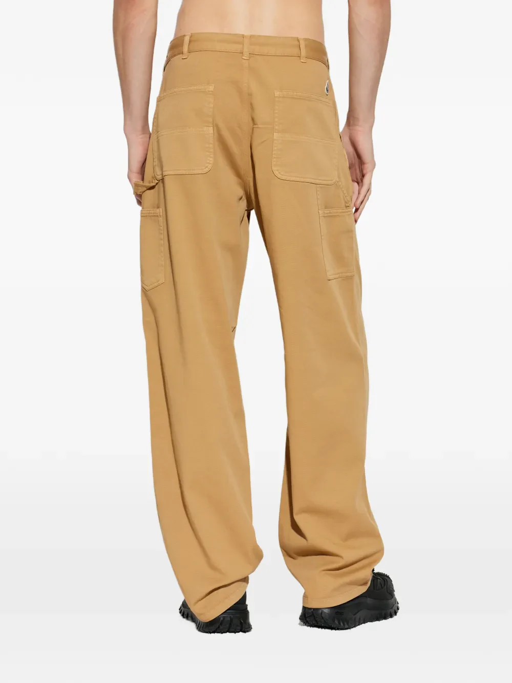 MONCLER - Men Button Up Zipper Straight Leg Trousers - Image 2