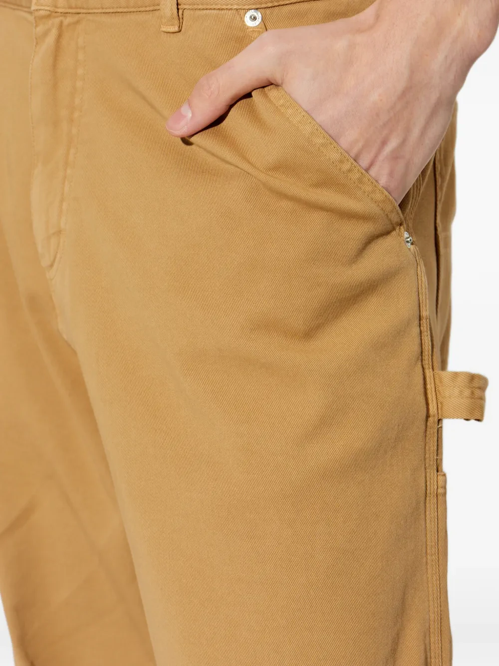 MONCLER - Men Button Up Zipper Straight Leg Trousers - Image 4