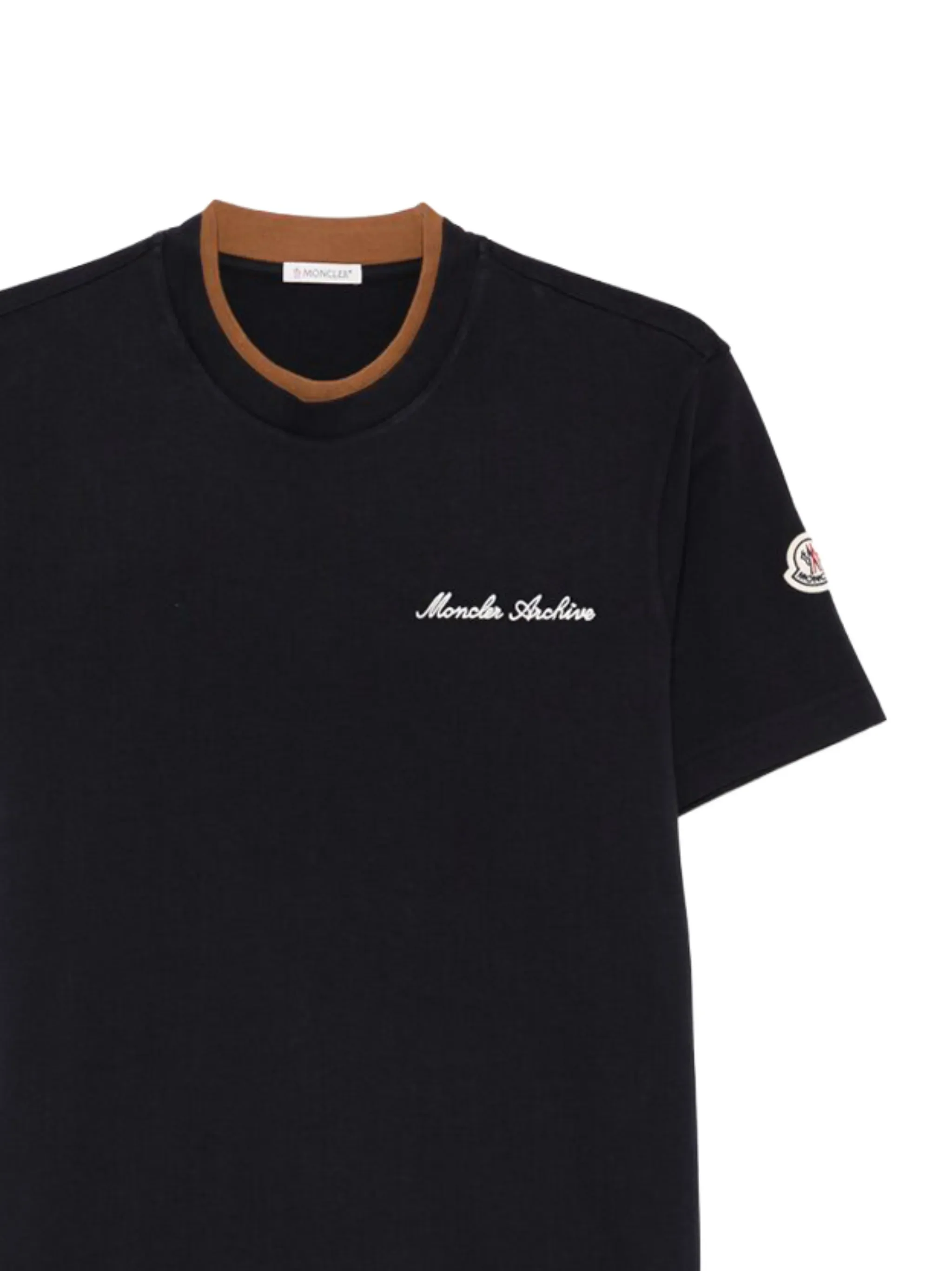 MONCLER - Men Crew Neck Short Sleeve T-Shirt - Image 2