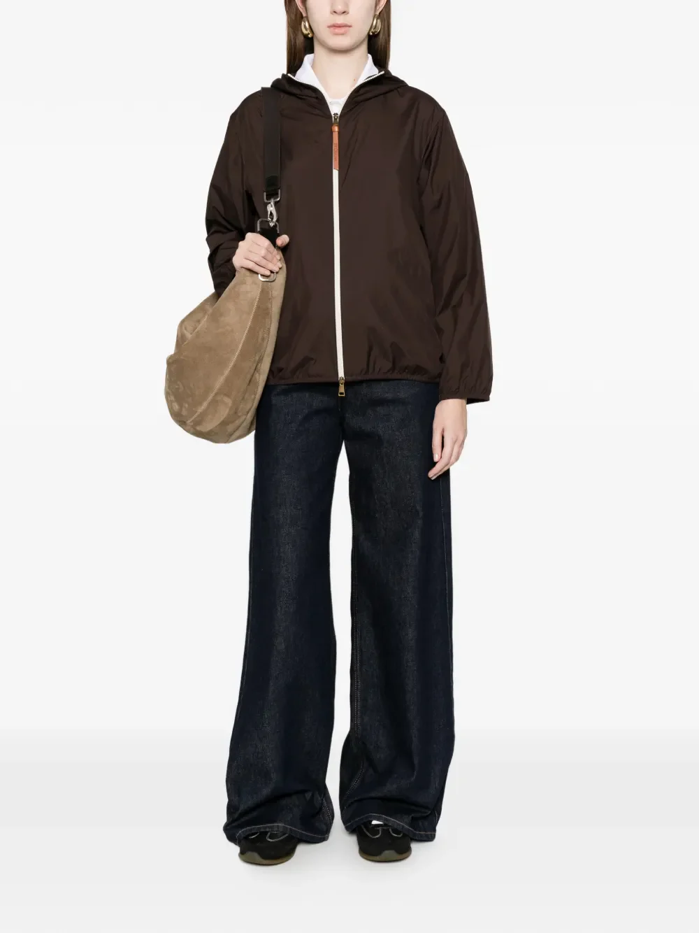 MONCLER - Women Contrast-Zip Casual Fegeos Jacket