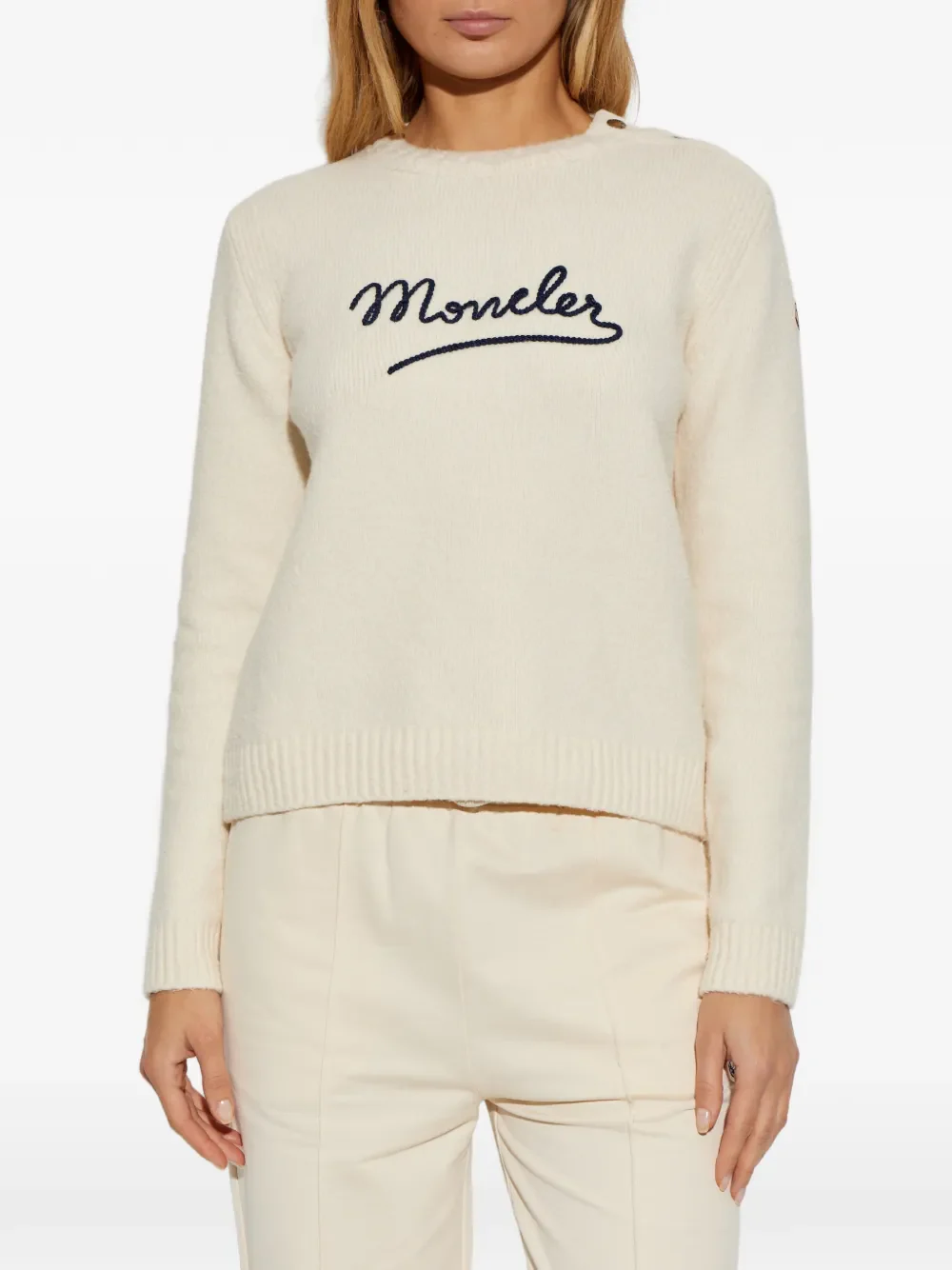 MONCLER - Women Crew Neck Long Sleeve Top