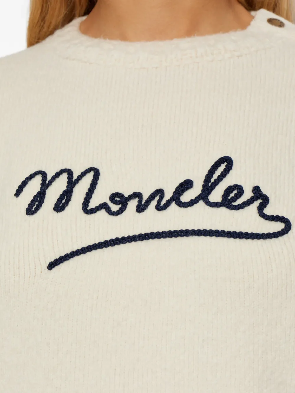 MONCLER - Women Crew Neck Long Sleeve Top - Image 4