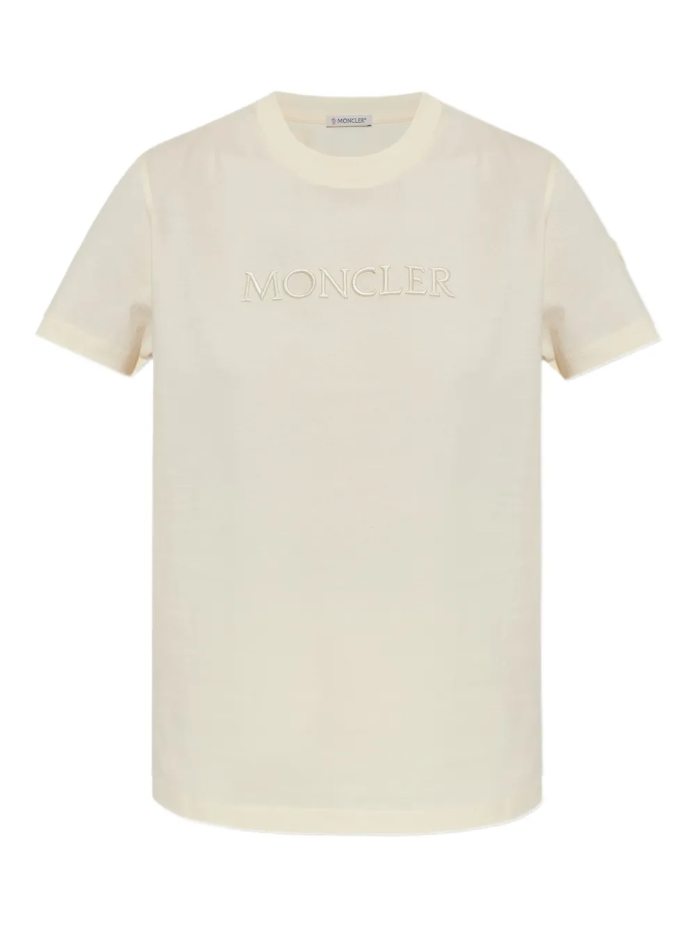 MONCLER - Women Crew Neck Short Sleeve T-Shirt - Image 5