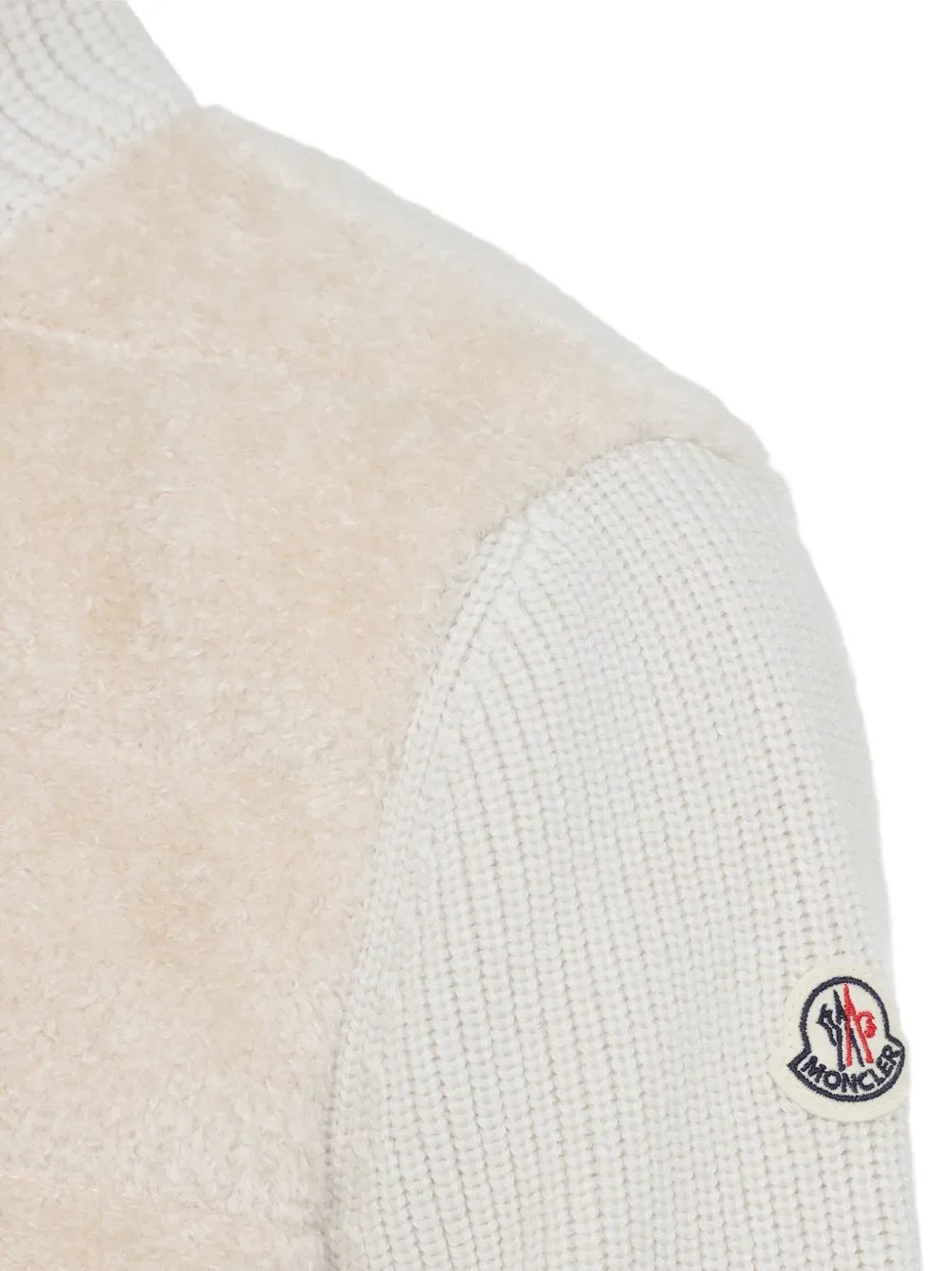MONCLER - Women Stand Up Collar Zip Up Cardigan - Image 3