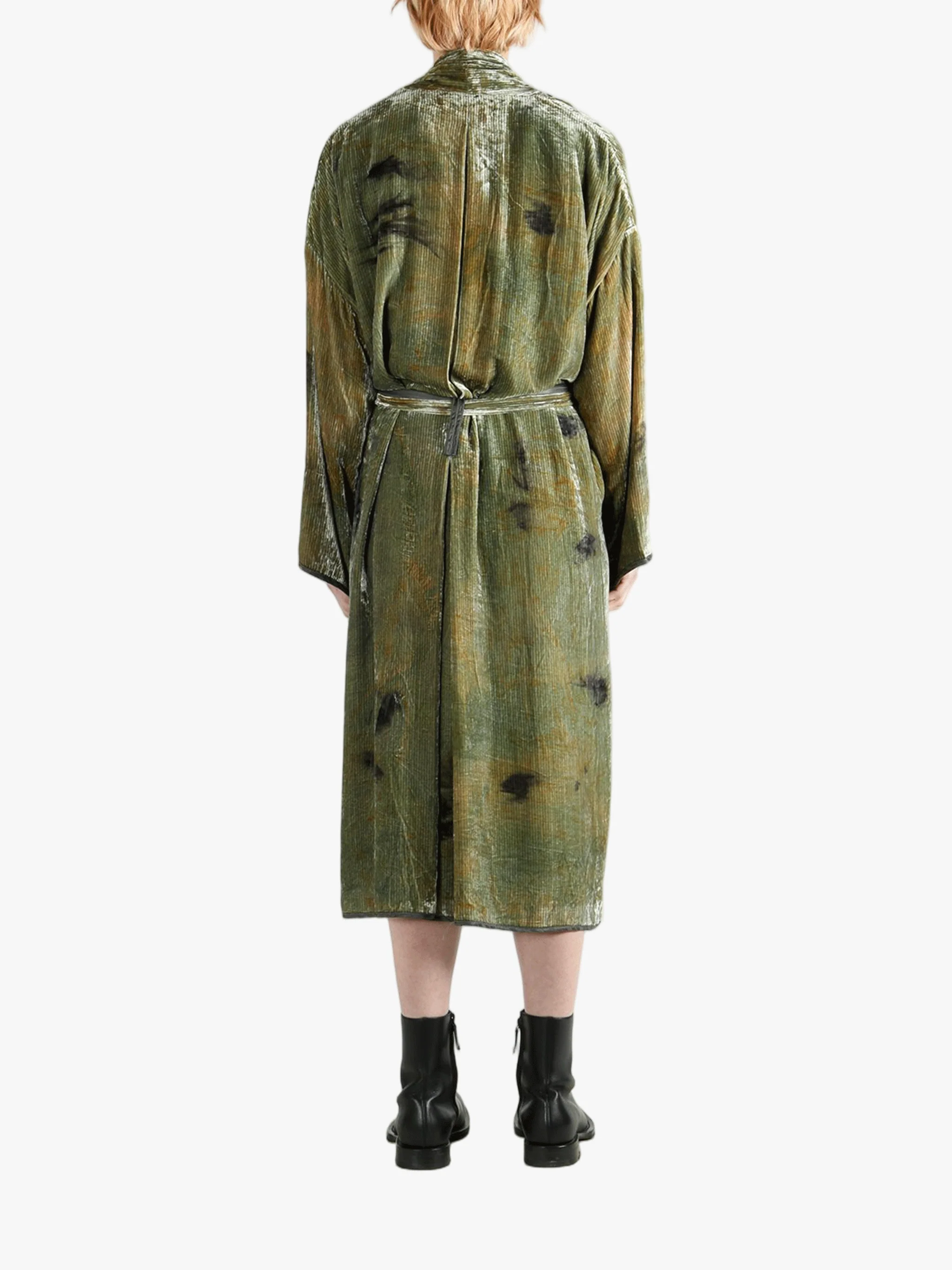 MUTEDANCE - Women Loose Tie-Waist Long Robe Coat - Image 3