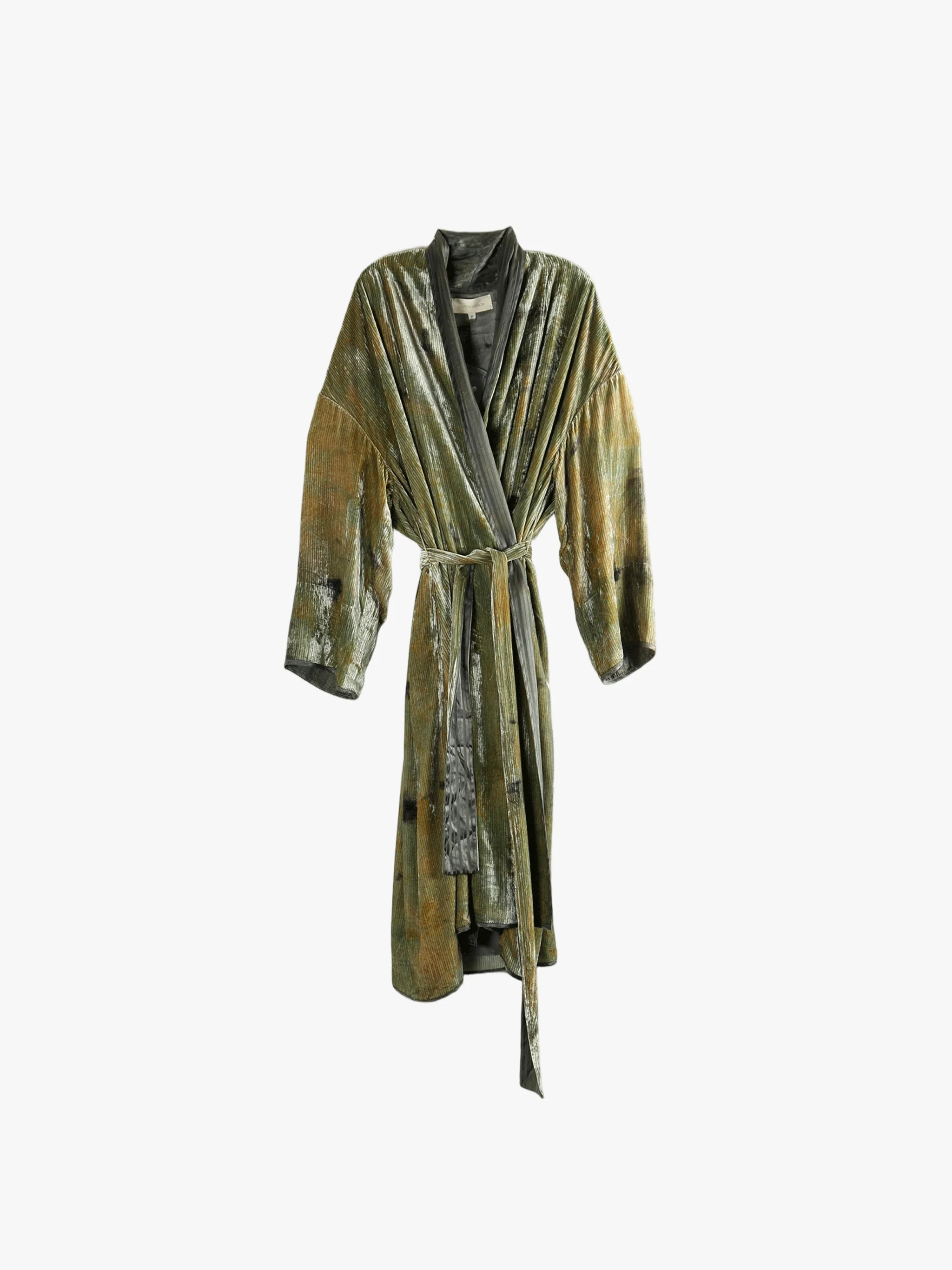 MUTEDANCE - Women Loose Tie-Waist Long Robe Coat - Image 4
