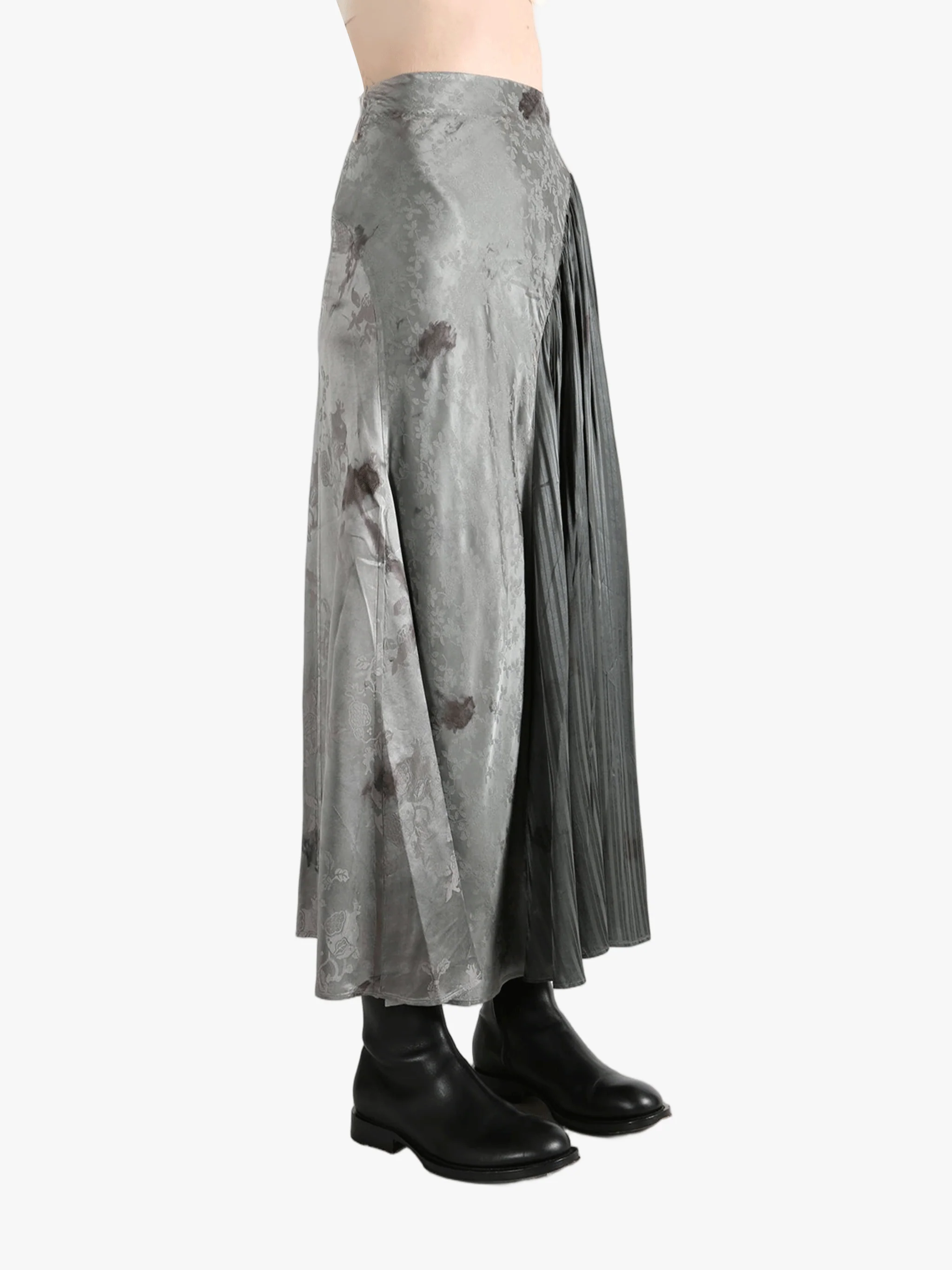 MUTEDANCE - Women Pleated Draped Midi Skirt - Image 2