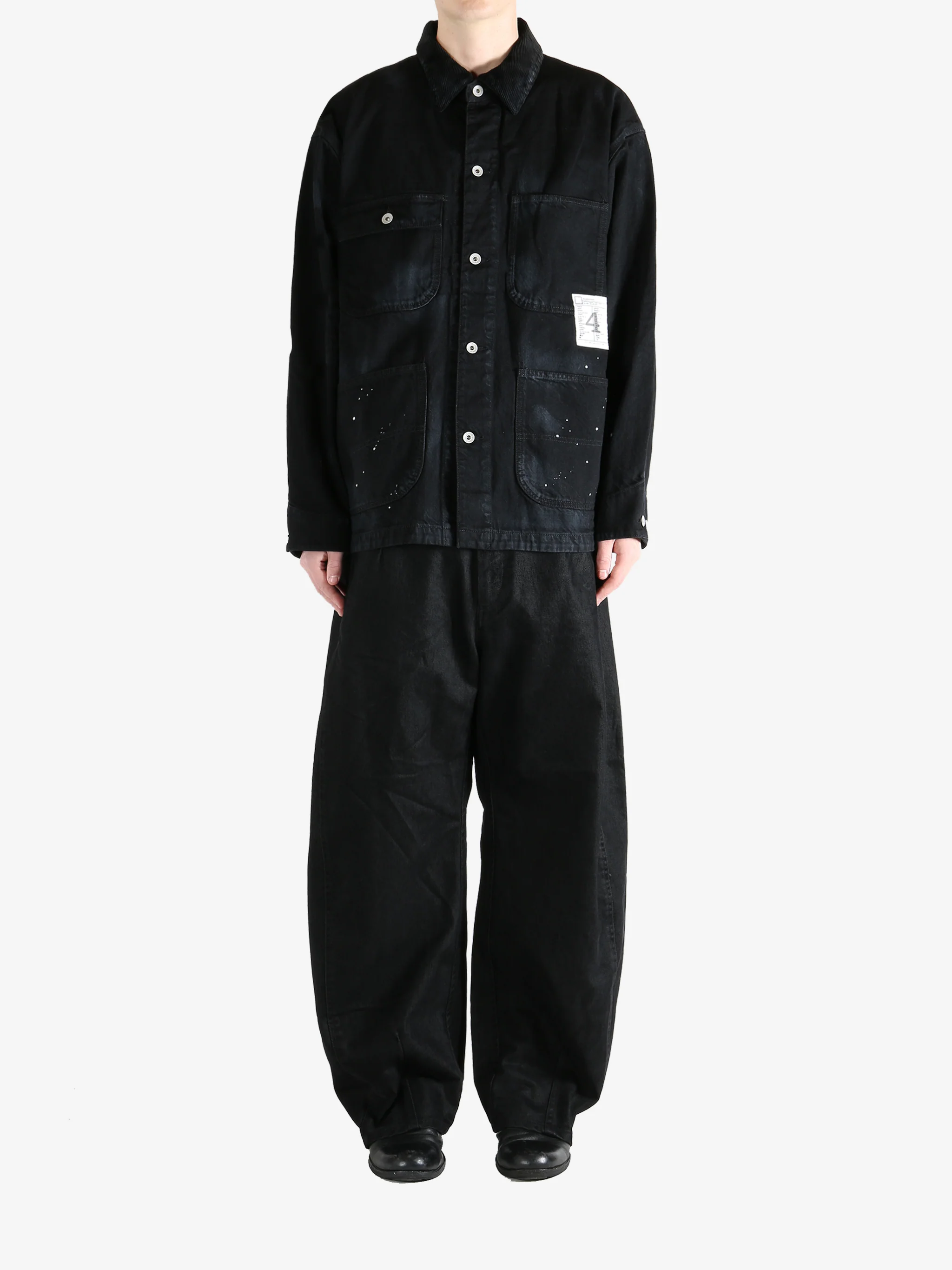NEIGHBORHOOD - Men Bw.Washed Coverall Jacket - Image 4