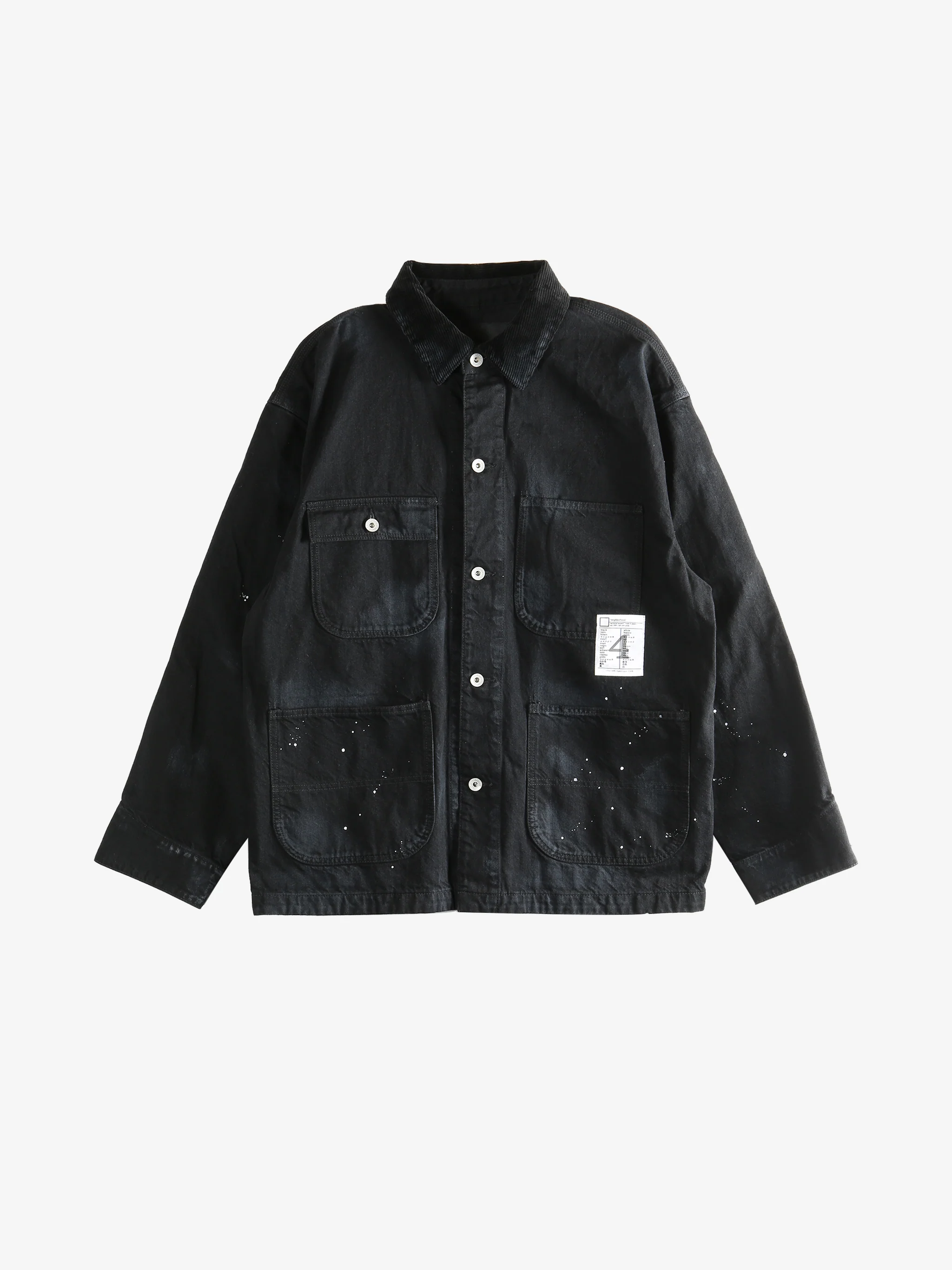 NEIGHBORHOOD - Men Bw.Washed Coverall Jacket - Image 5