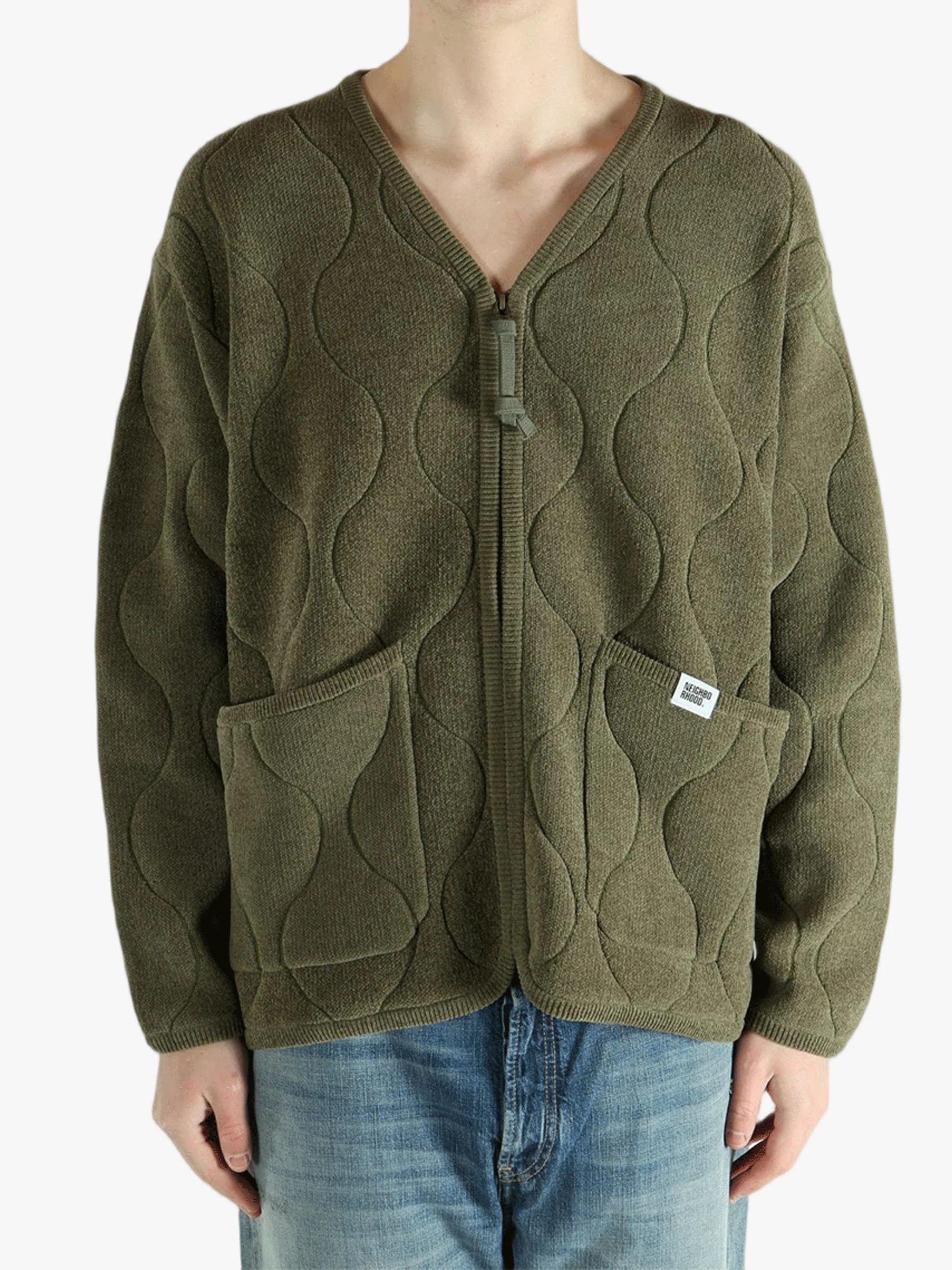 NEIGHBORHOOD - Men Quilting Zip Cardigan
