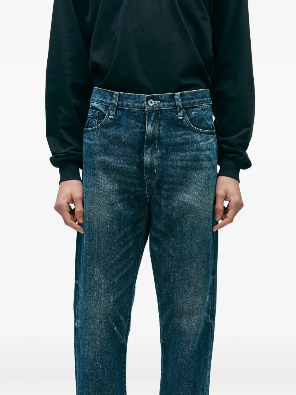 NEIGHBORHOOD - Men Washed Denim Dp Mid Pants
