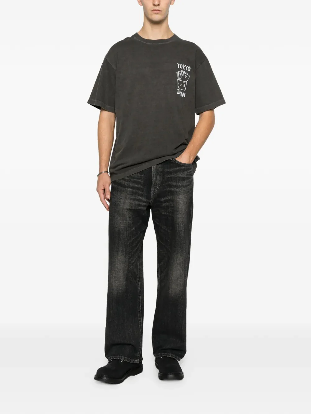 NEIGHBORHOOD - Men Washed Denim Dp Wide Pants
