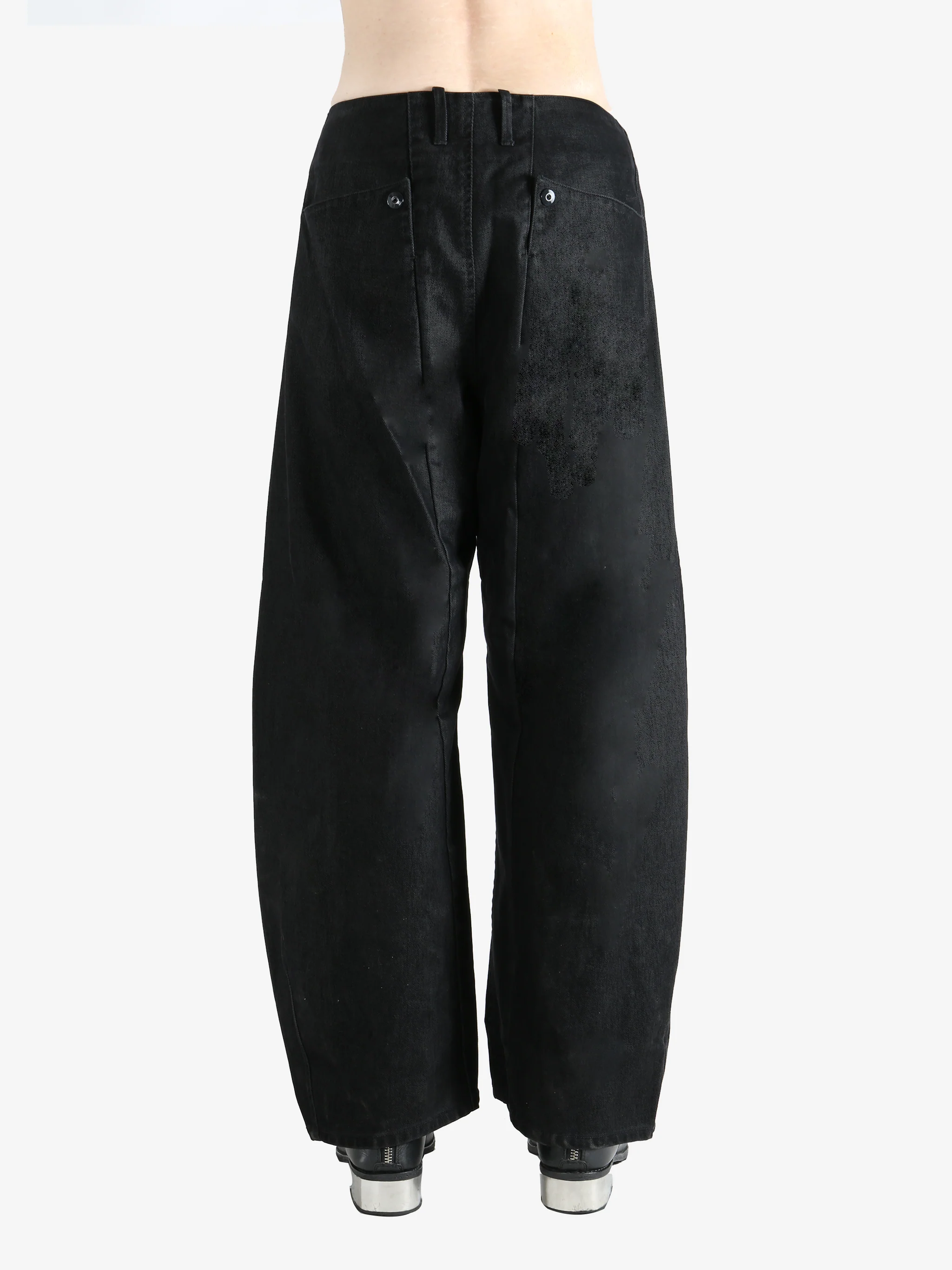 OMAR AFRIDI - Men Washed Pina Trousers - Image 3