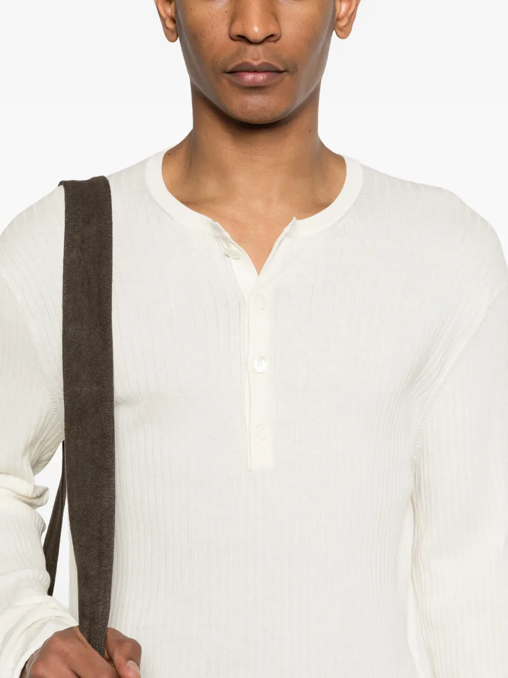 OUR LEGACY - Men Fine Henley - Image 4