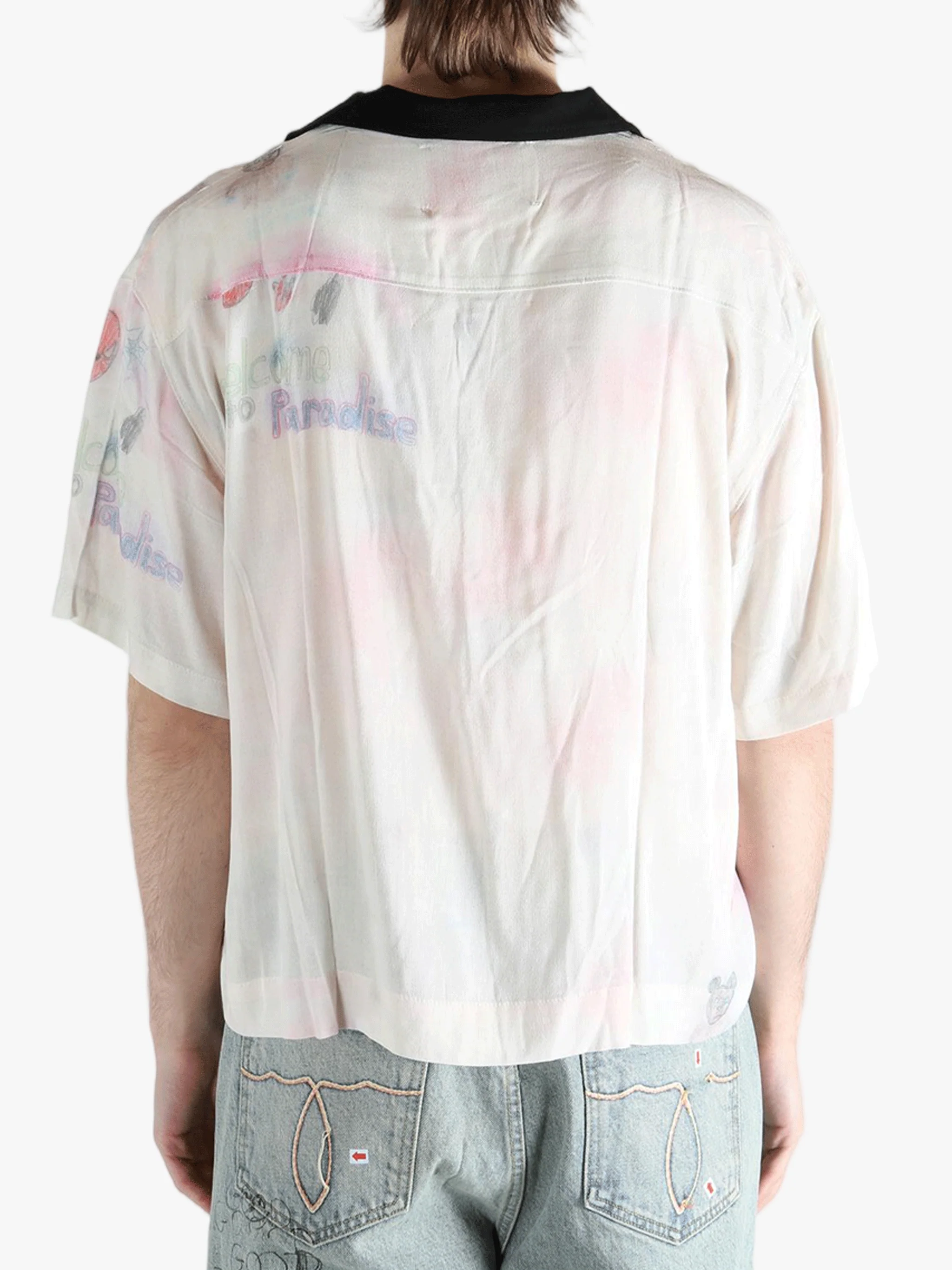 PALY HOLLYWOOD - Unisex Crayon Silk Shirt - Image 3