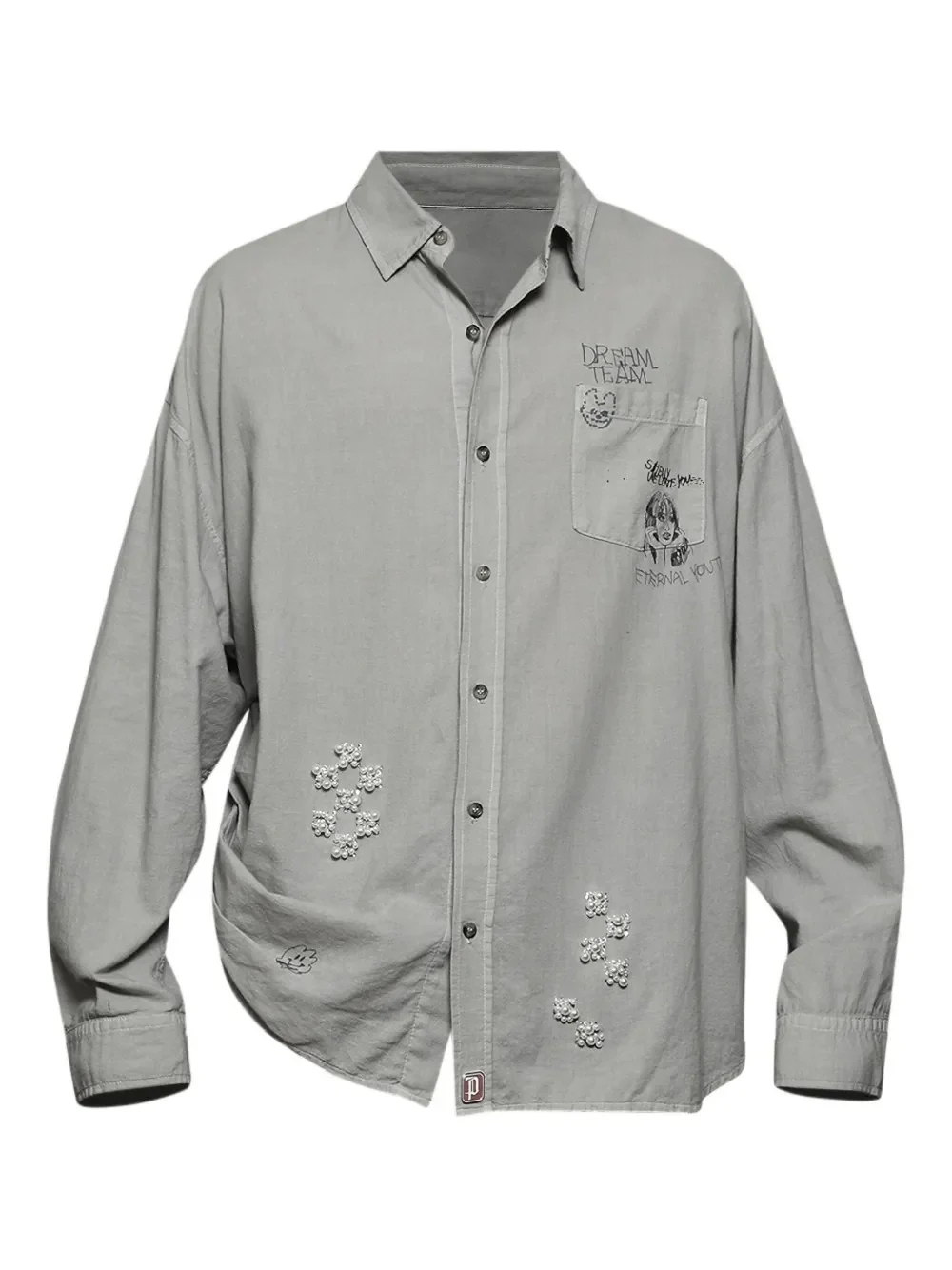 PALY HOLLYWOOD - Unisex Eternal Youth Oversized Dress Shirt - Image 5