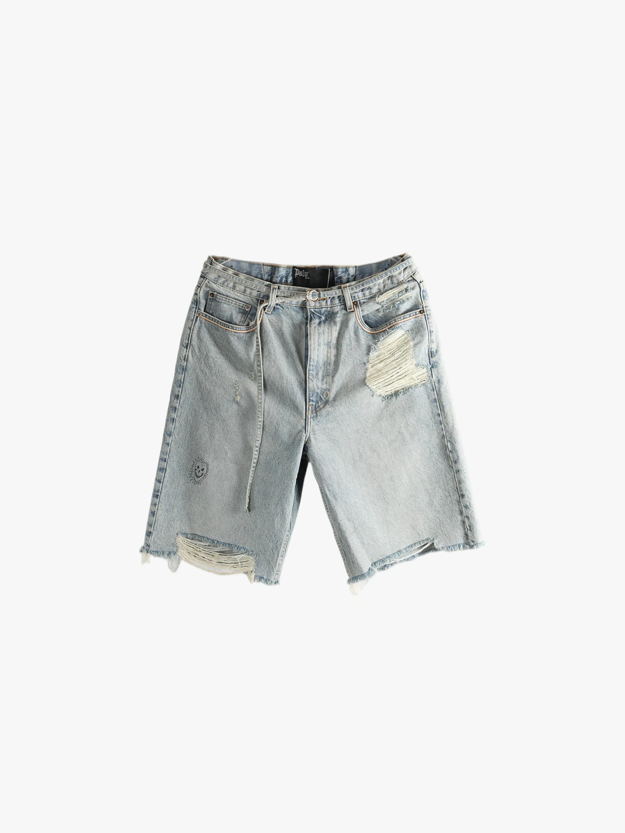 PALY HOLLYWOOD - Unisex Good Good Times Denim Short - Image 4