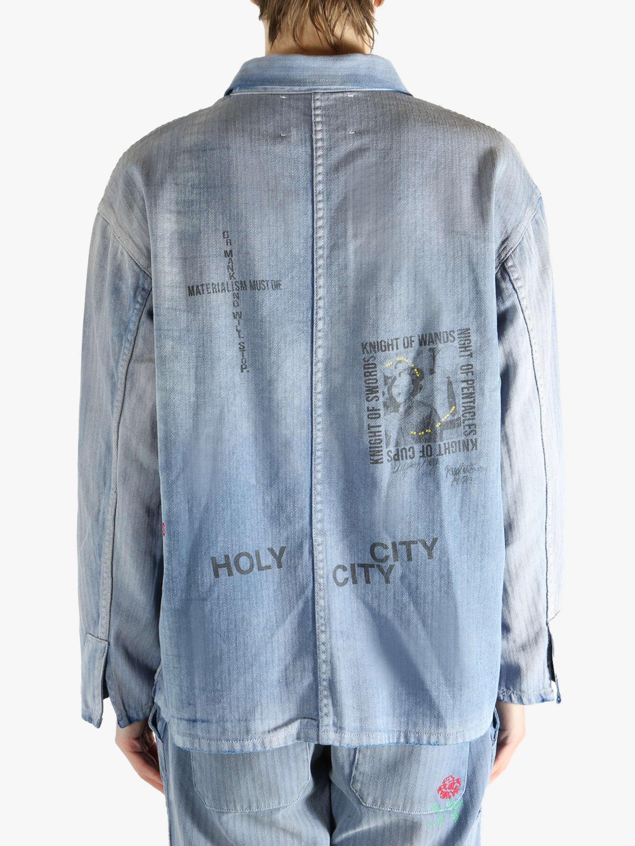 PALY HOLLYWOOD - Unisex Holy City Work Shirt - Image 3